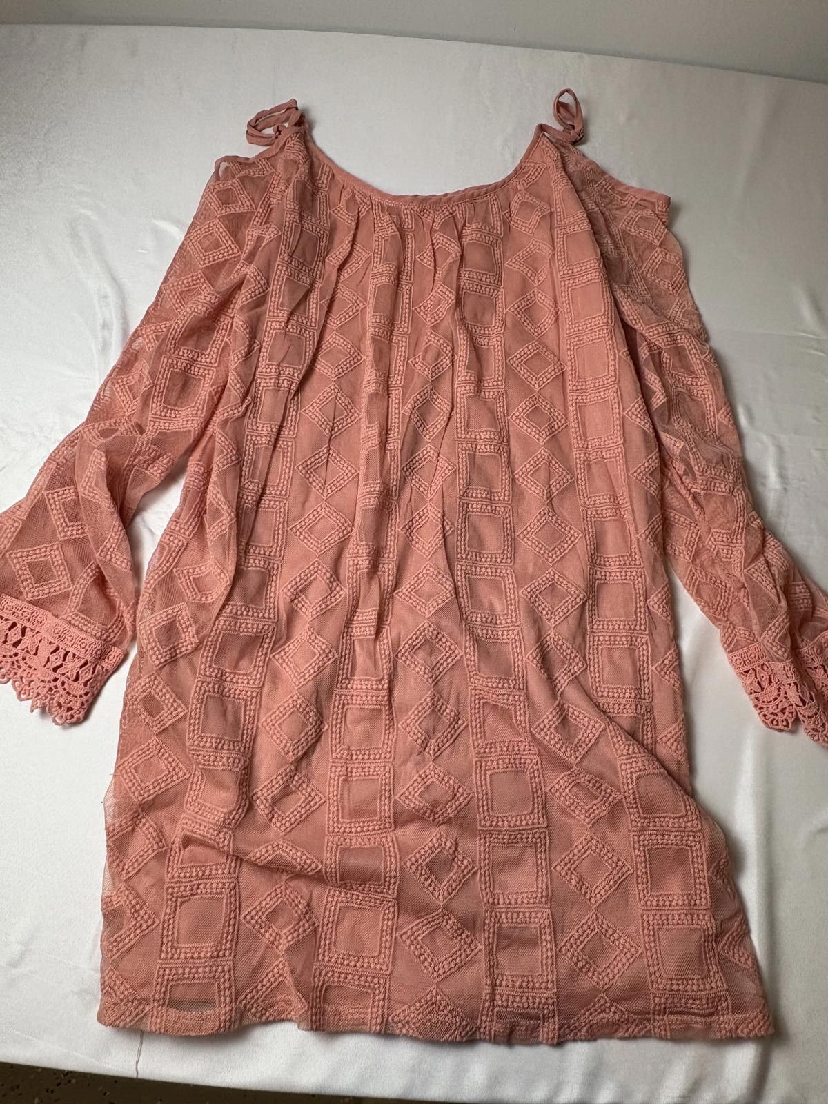Target Basics Coral off shoulder dress Size M / US 6-8 / IT 42-44 - 4 Thumbnail