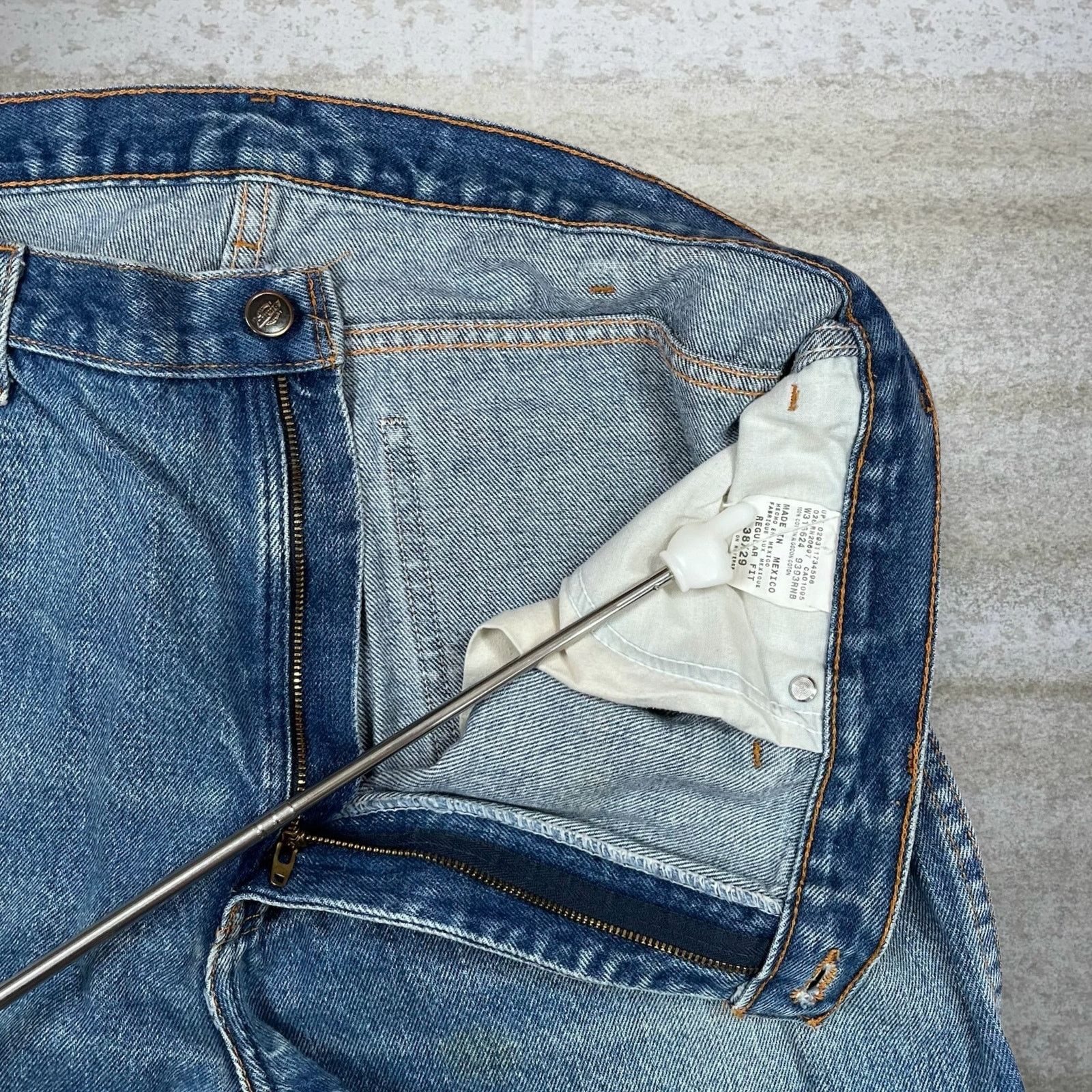 Dickies Vintage 90s Dickies Jeans 38x29 Relaxed Fit Medium Wash Size US 38 / EU 54 - 4 Thumbnail