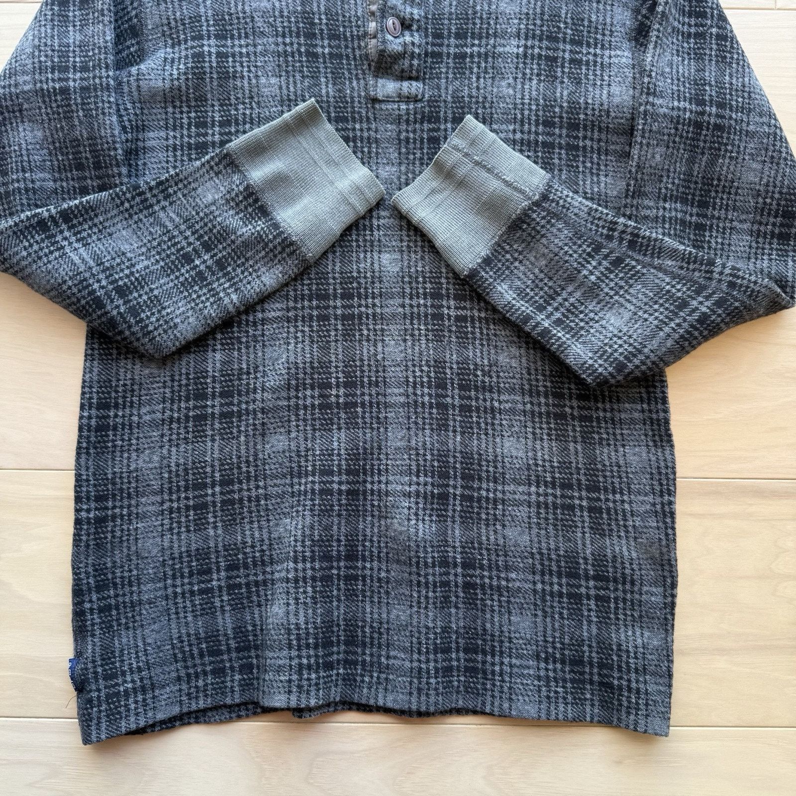 Polo Ralph Lauren Vintage Polo Ralph Lauren Henley Shirt M Wool Cotton Plaid Size US M / EU 48-50 / 2 - 4 Thumbnail