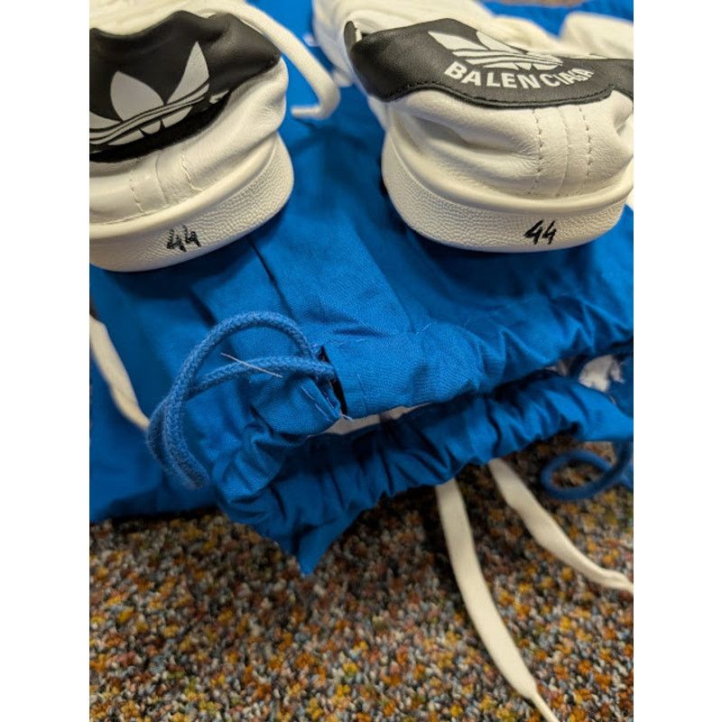 Adidas × Balenciaga o1rshd1 Stan Smiths Sneakers in Black/White Size US 11 / EU 44 - 8 Thumbnail