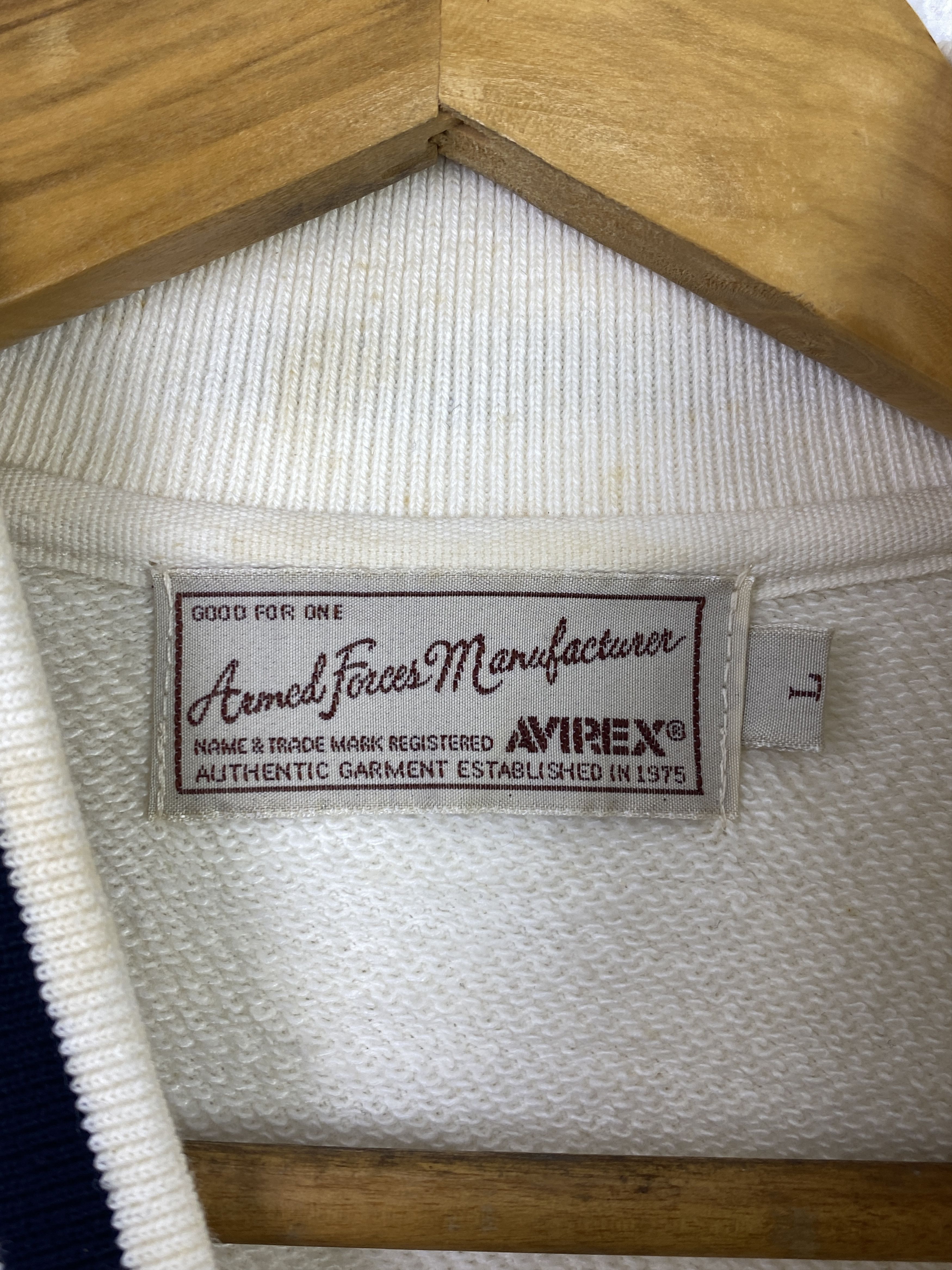 Avirex Vintage Avirex Embroidered Wording Button Up Jacket SH0391 Size US L / EU 52-54 / 3 - 5 Thumbnail