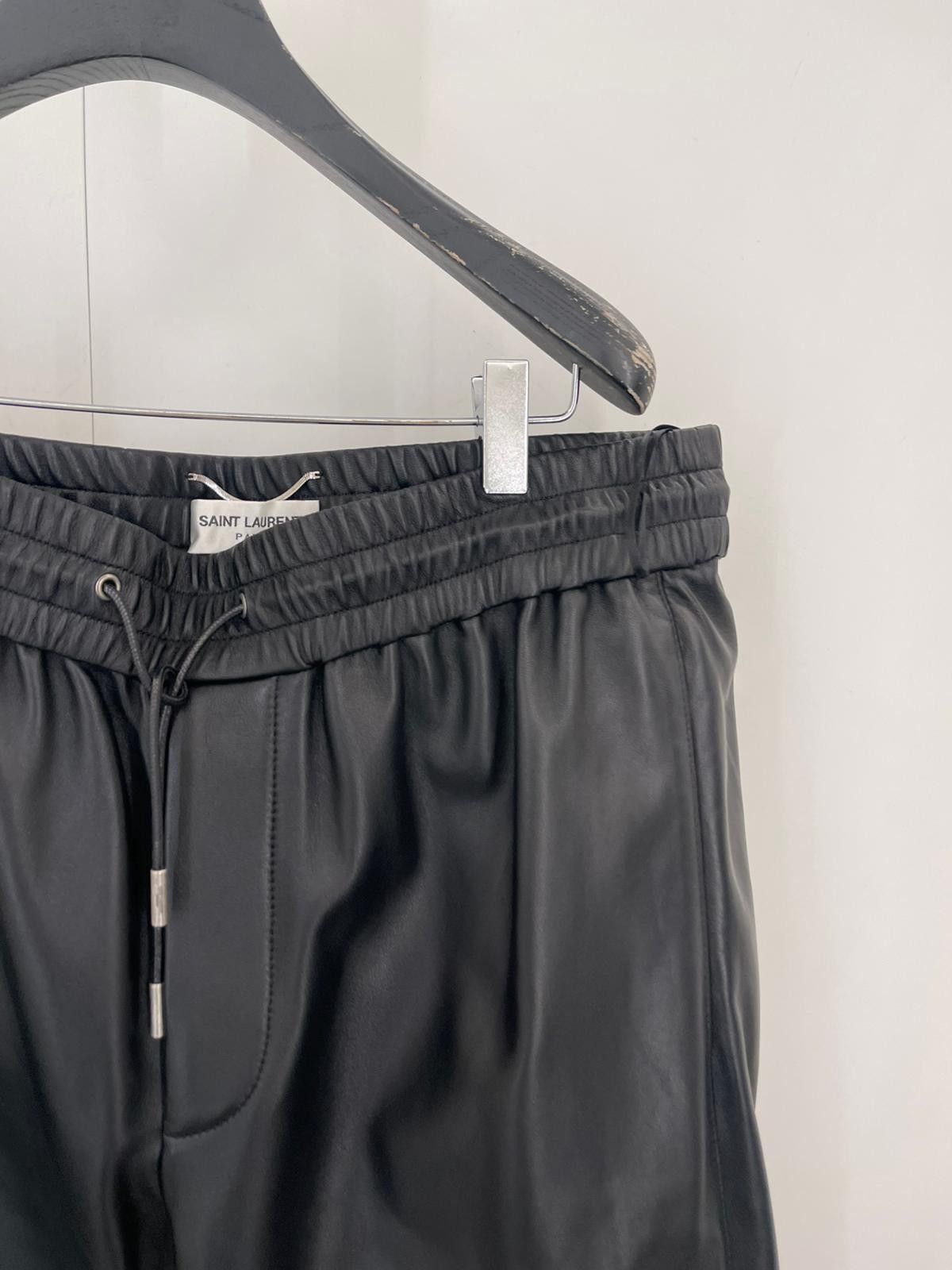 Saint Laurent Paris Sweatpants in Lambskin Size US 34 / EU 50 - 4 Thumbnail