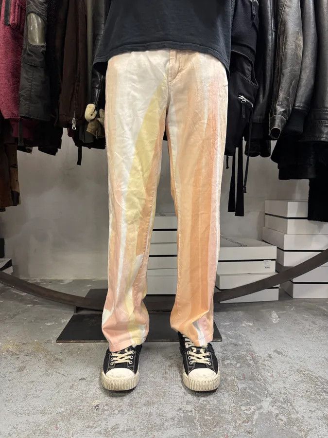 Gianfranco Ferre × Vintage 2000s Gianfranco Ferré Soft Pink Elevation Pants Size US 30 / EU 46 - 3 Thumbnail