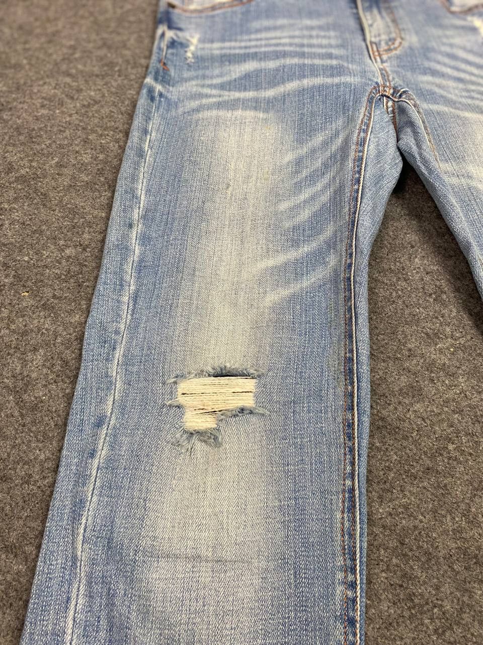 Japanese Brand elle paris distressed denim nice design Size 32" / US 10 / IT 46 - 8 Thumbnail