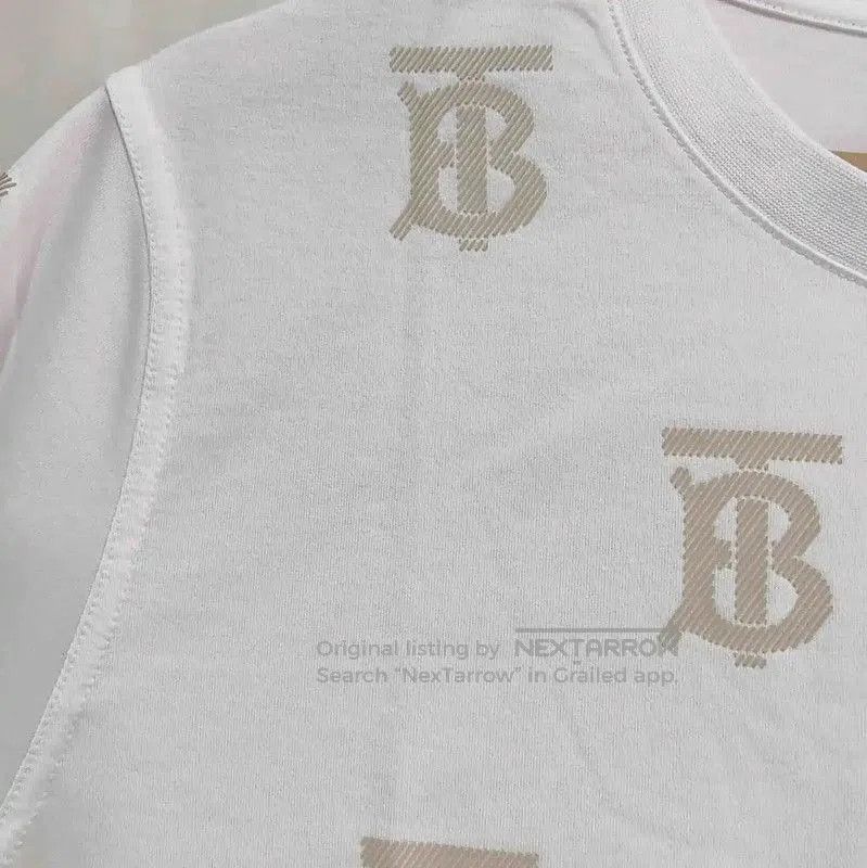 Burberry Burberry Logo White Cotton Short Sleeve T-Shirt. Size US L / EU 52-54 / 3 - 4 Thumbnail