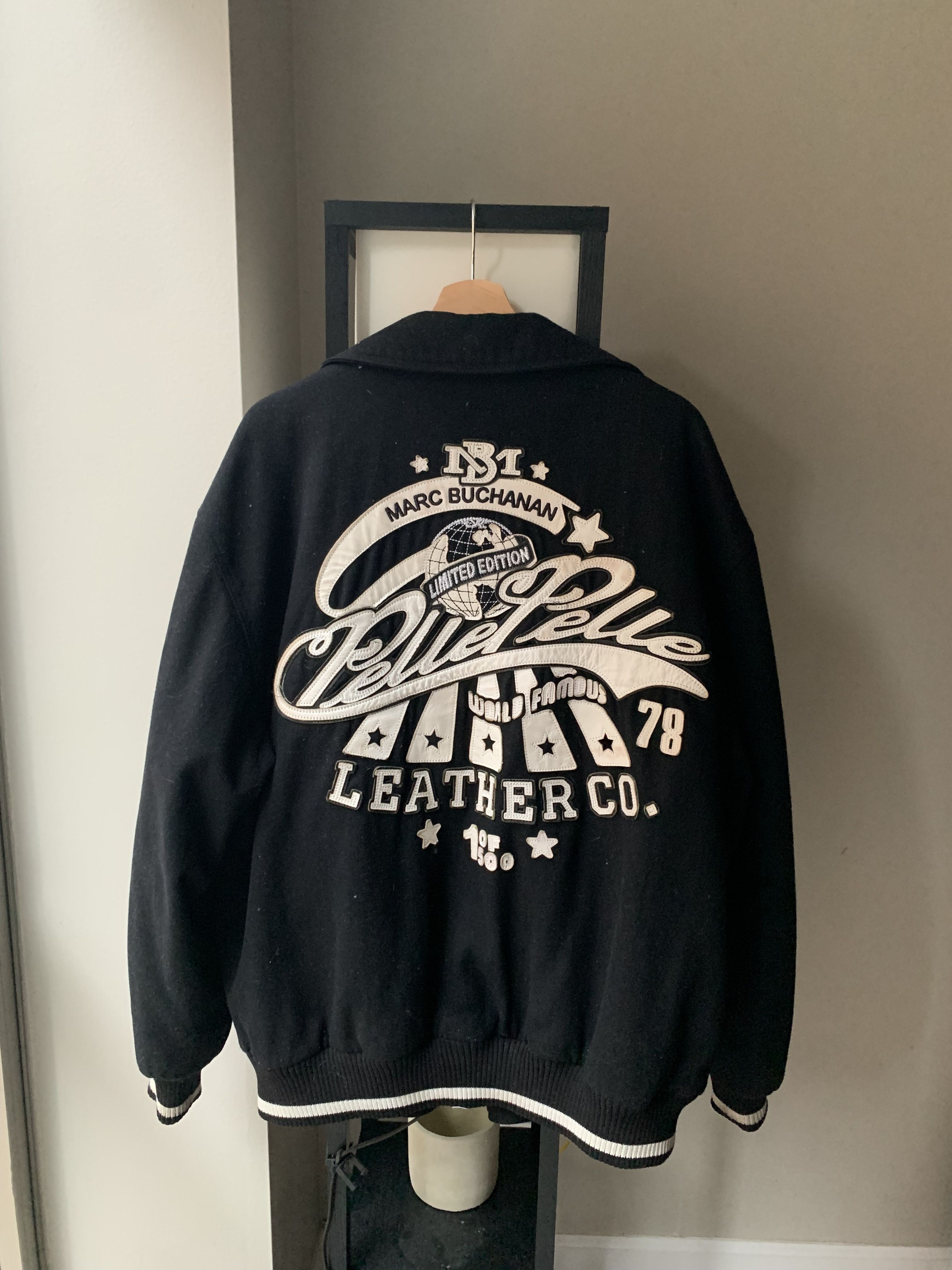 Marc Buchanan × Pelle Pelle Pelle Pelle Marc Buchanan Vintage Wool Varsity Jacket Size US XXL / EU 58 / 5 - 2 Thumbnail