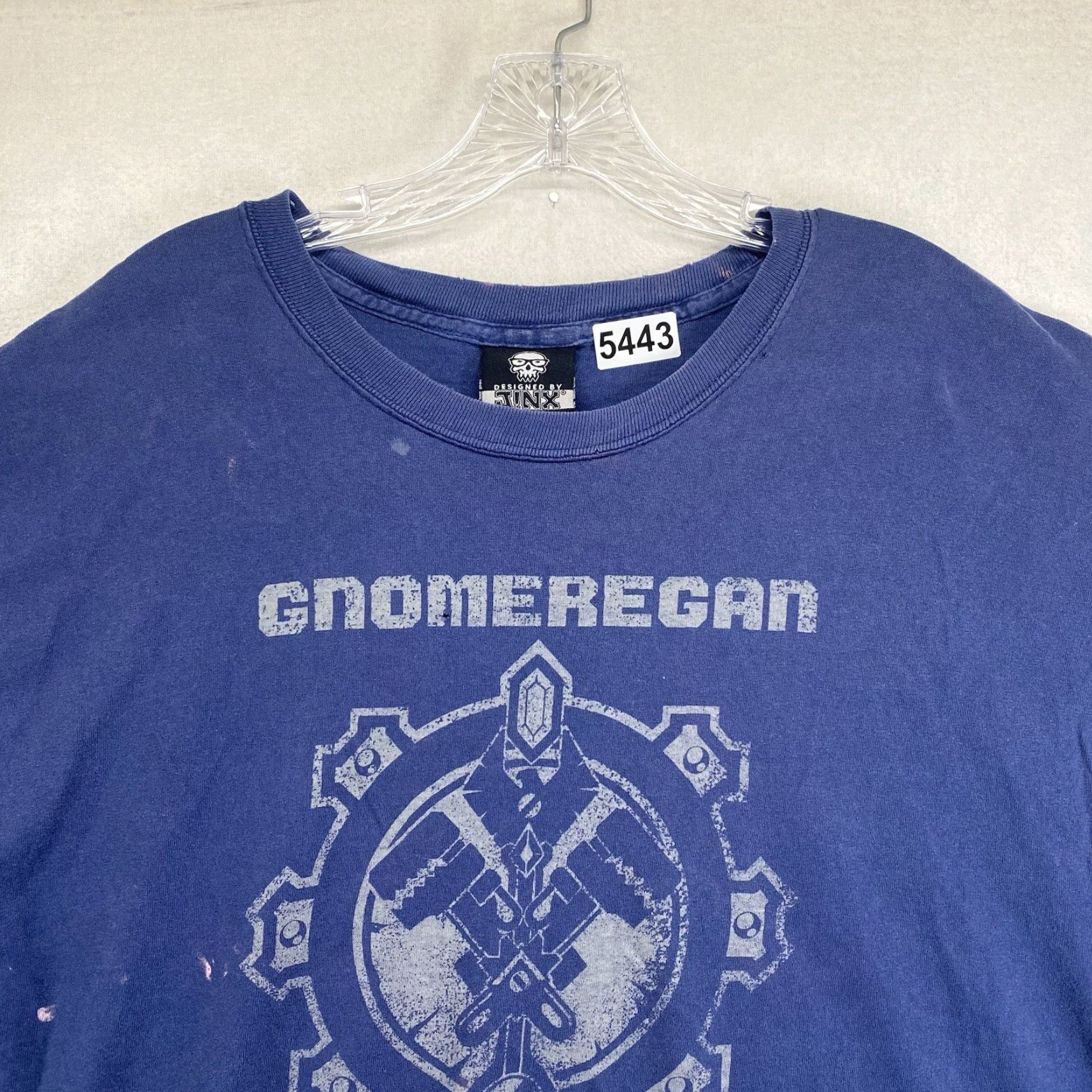 Vintage VINTAGE Blizzard Entertainment T-Shirt Men Large Blue 90s Gaming Anime Art War Graphic Print Relaxed Fit Size US L / EU 52-54 / 3 - 5 Thumbnail