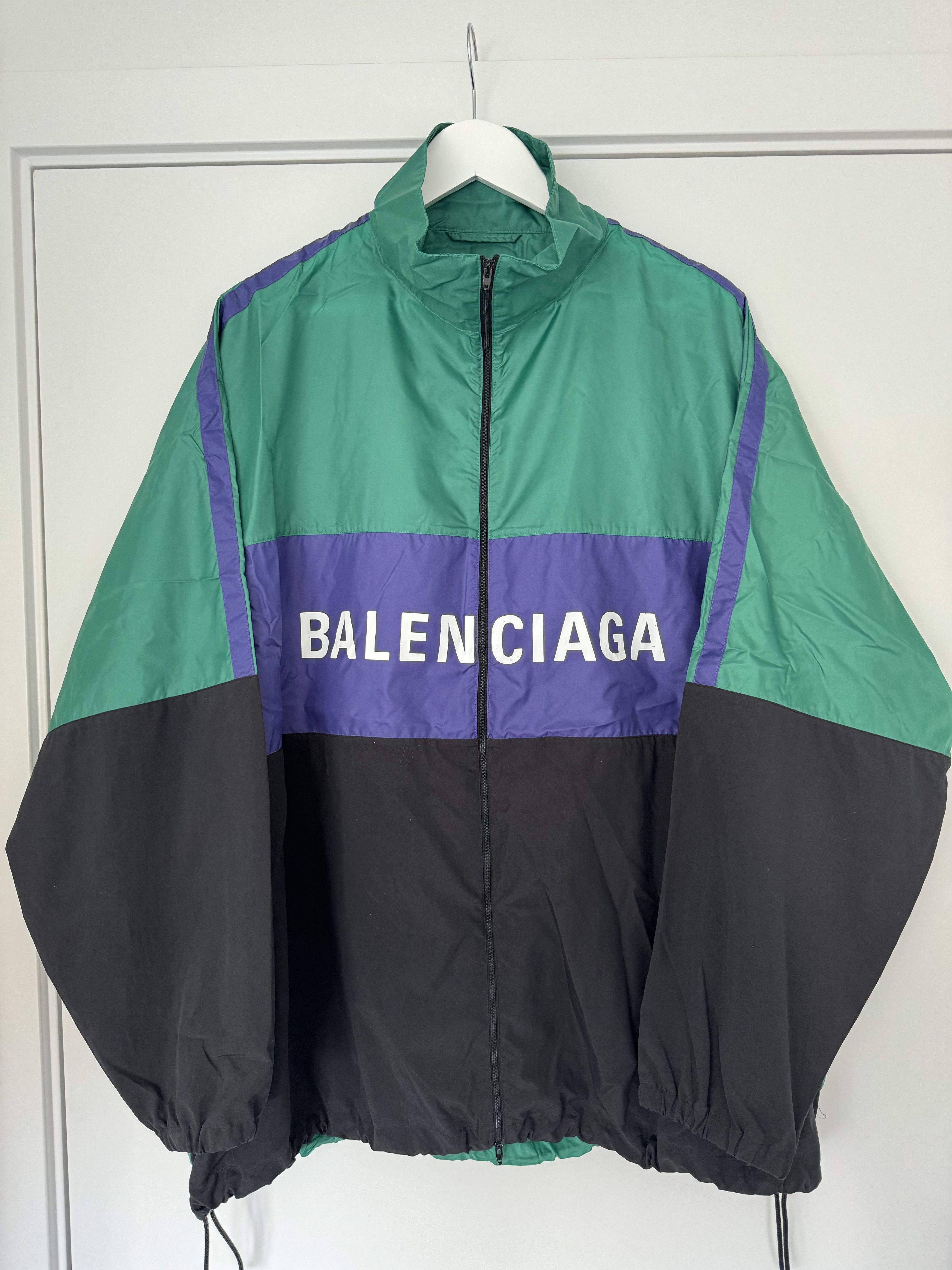 Balenciaga BALENCIAGA Logo Oversize Track Jacket Size US S / EU 44-46 / 1 - 2 Thumbnail