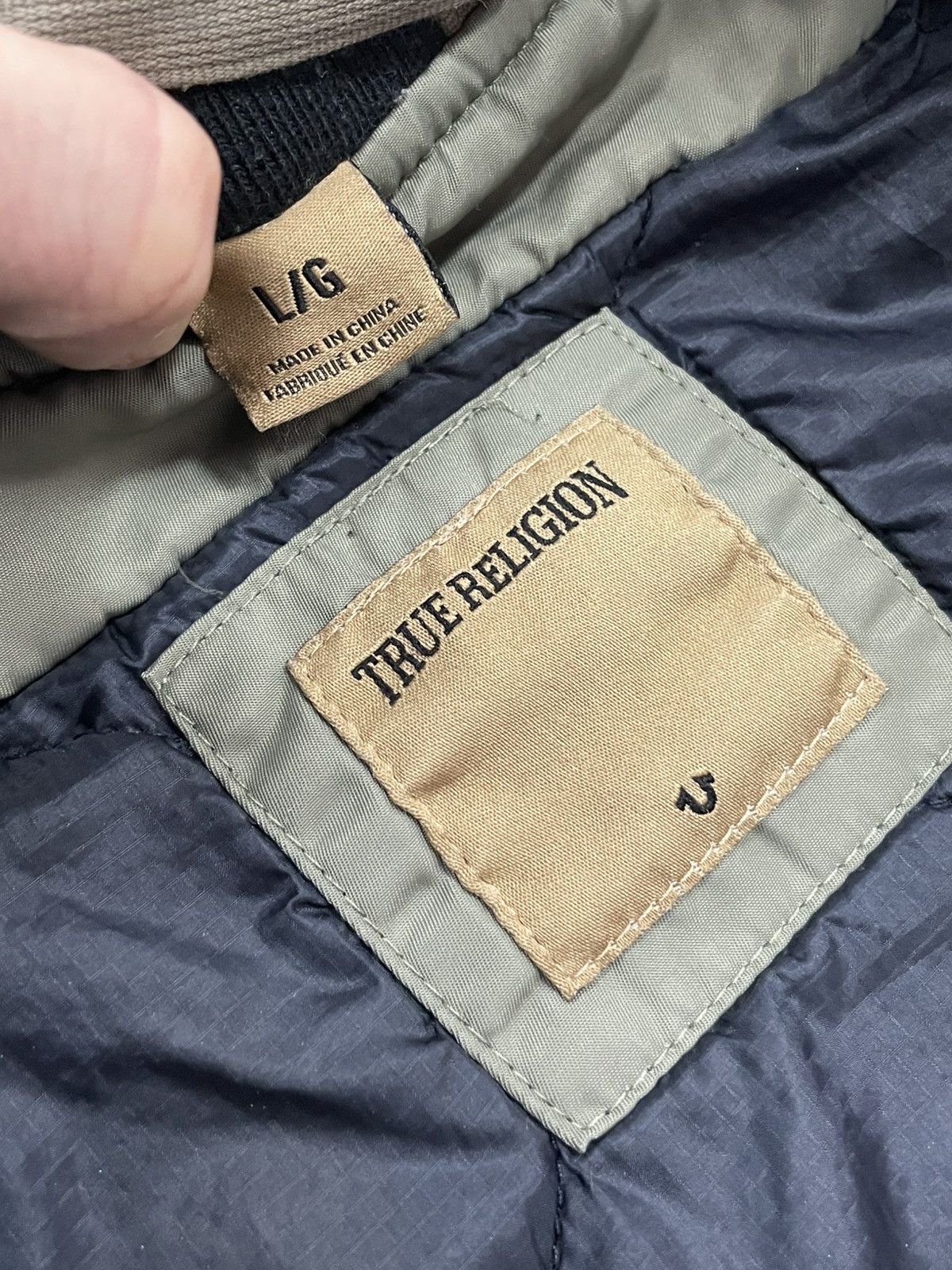 True Religion True Religion Multipocket Cargo Khaki Bomber Size US L / EU 52-54 / 3 - 9 Thumbnail