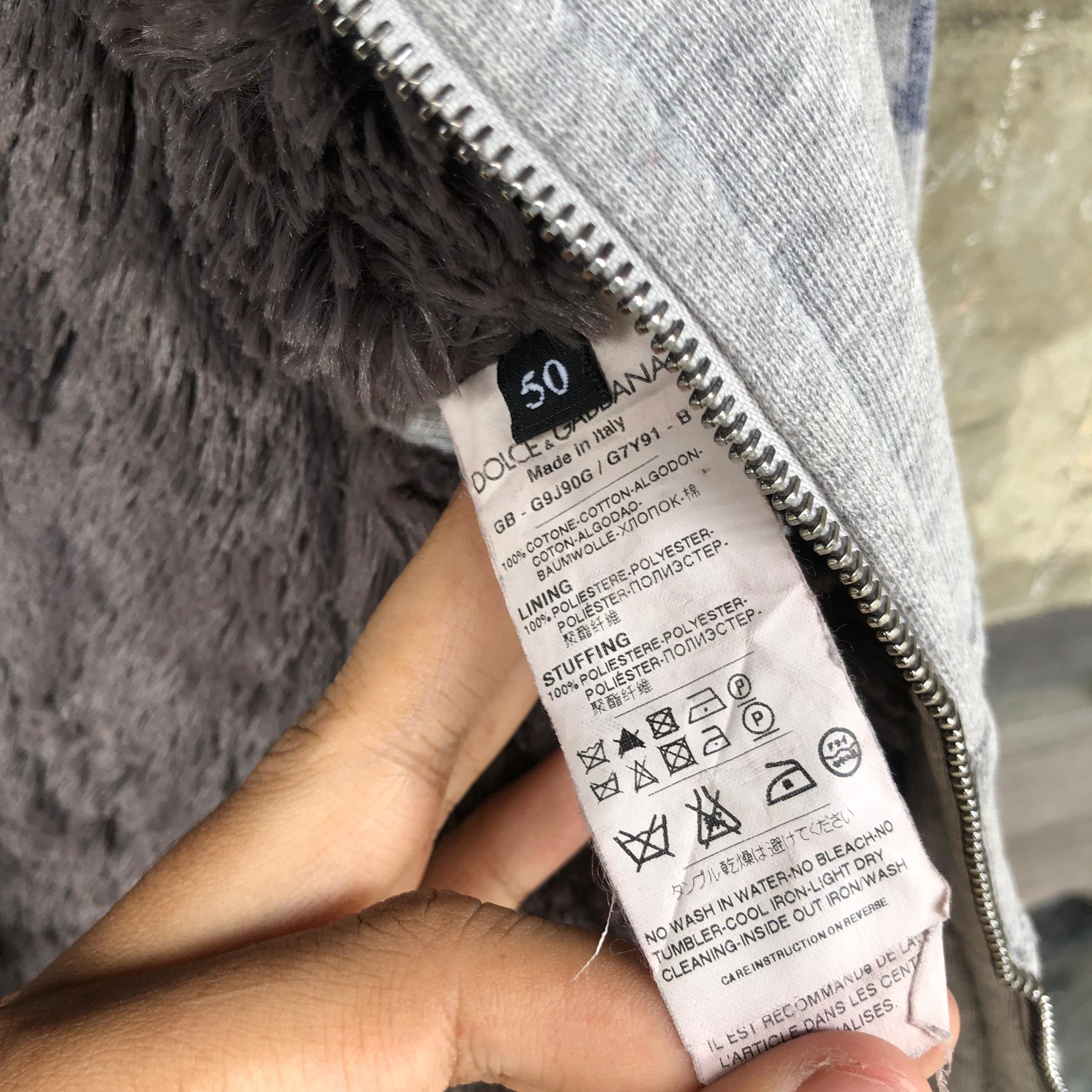 Dolce & Gabbana Dolce & Gabbana Patchwork Sherpa Jacket Size US L / EU 52-54 / 3 - 3 Thumbnail