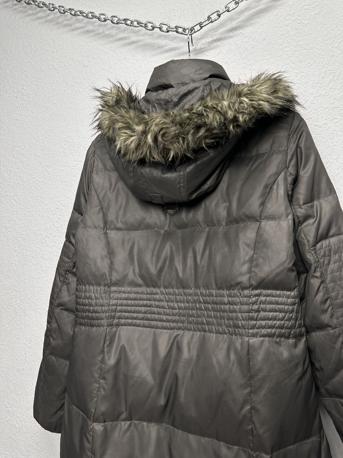 Miss Sixty Vintage Japan Military Fur Hood Jacket Y2K Utility Cropped Size S / US 4 / IT 40 - 11 Thumbnail