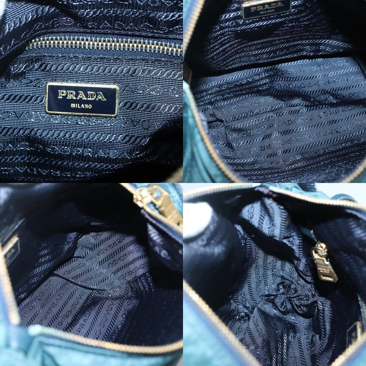 Prada PRADA Shoulder Bag Nylon Green Gold Size ONE SIZE - 12 Thumbnail