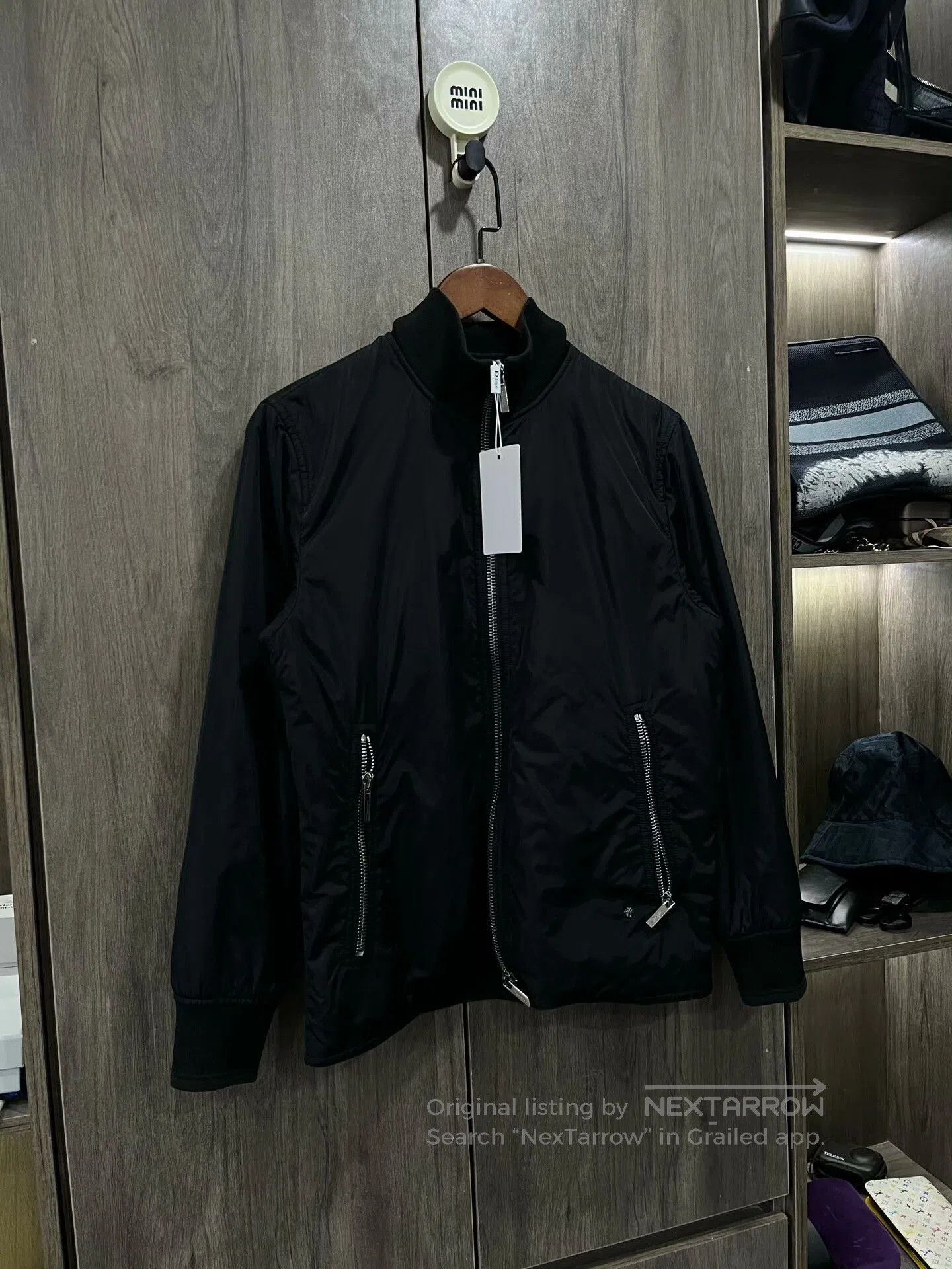 Dior Dior Black Zip Jacket with Metal Bee. Size US S / EU 44-46 / 1 - 8 Thumbnail
