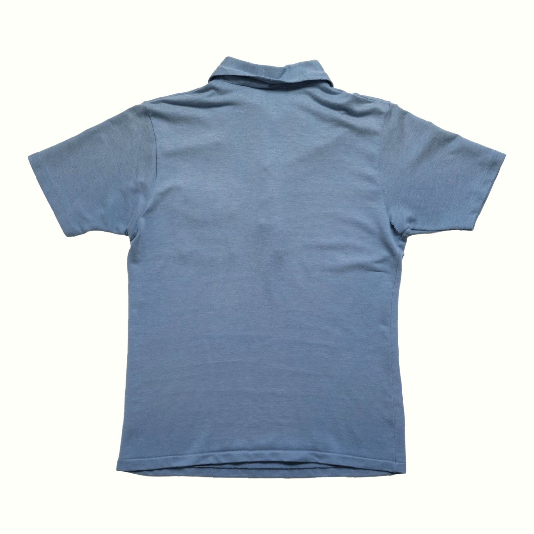 JCPenney VINTAGE JC PENNEY Big Collar Blue Polo Casual Pocket T Shirt M USA Made 70s Disco Mens Size US M / EU 48-50 / 2 - 3 Thumbnail