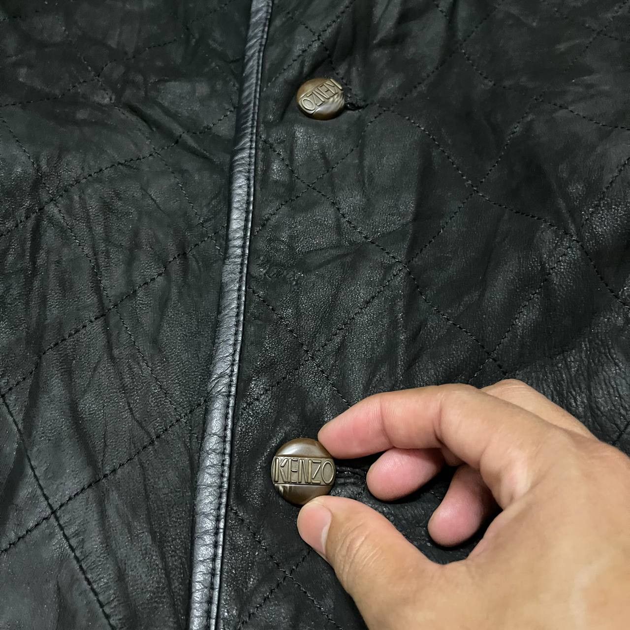 Kenzo Vintage Kenzo Paris Leather Jacket Size US L / EU 52-54 / 3 - 5 Thumbnail