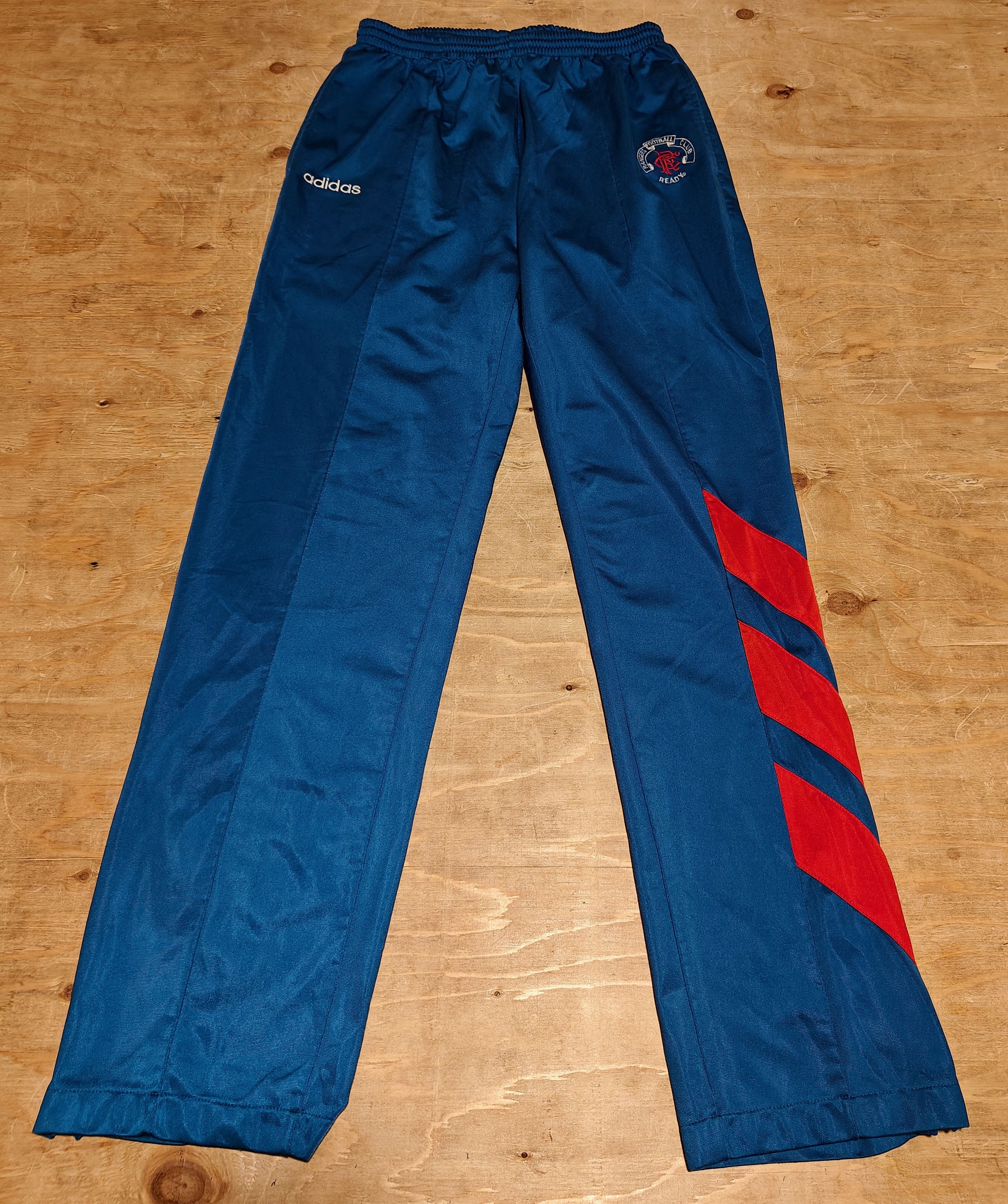 Adidas Vtg 80s Adidas Rangers FC Scotland athletic soccer pants Size US 32 / EU 48 - 1 Thumbnail