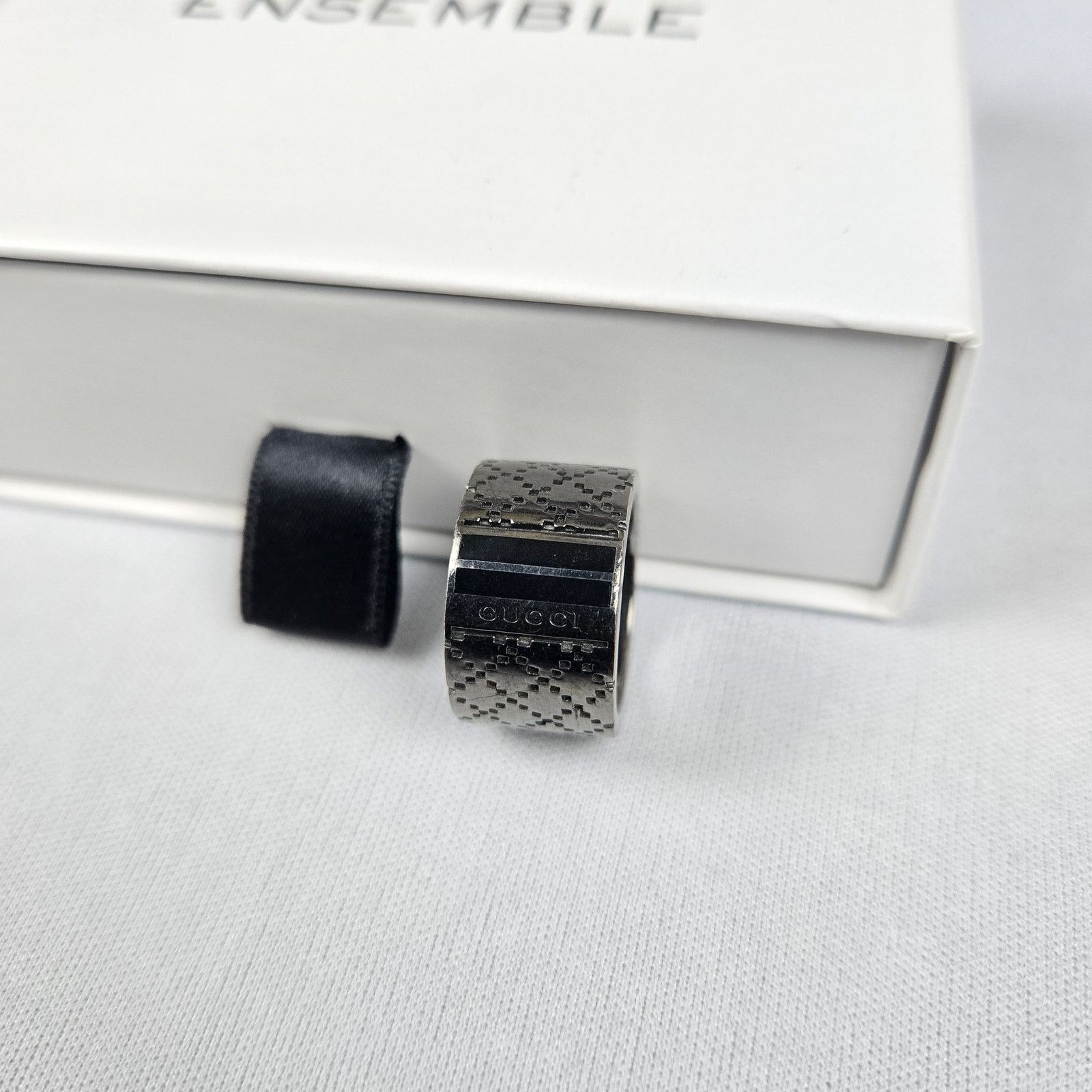 Gucci Gucci Diamante .925 Silver Ring Size ONE SIZE - 4 Thumbnail