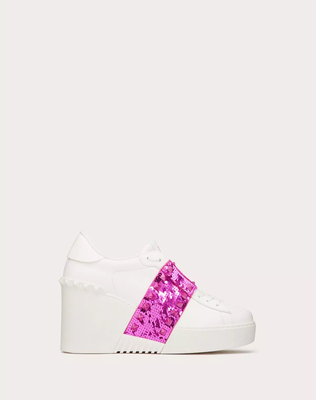 Valentino o1s1wg110426 One Stud XL Trainers in Nappa Leather Crystals Size US 9 / IT 39 - 1 Thumbnail