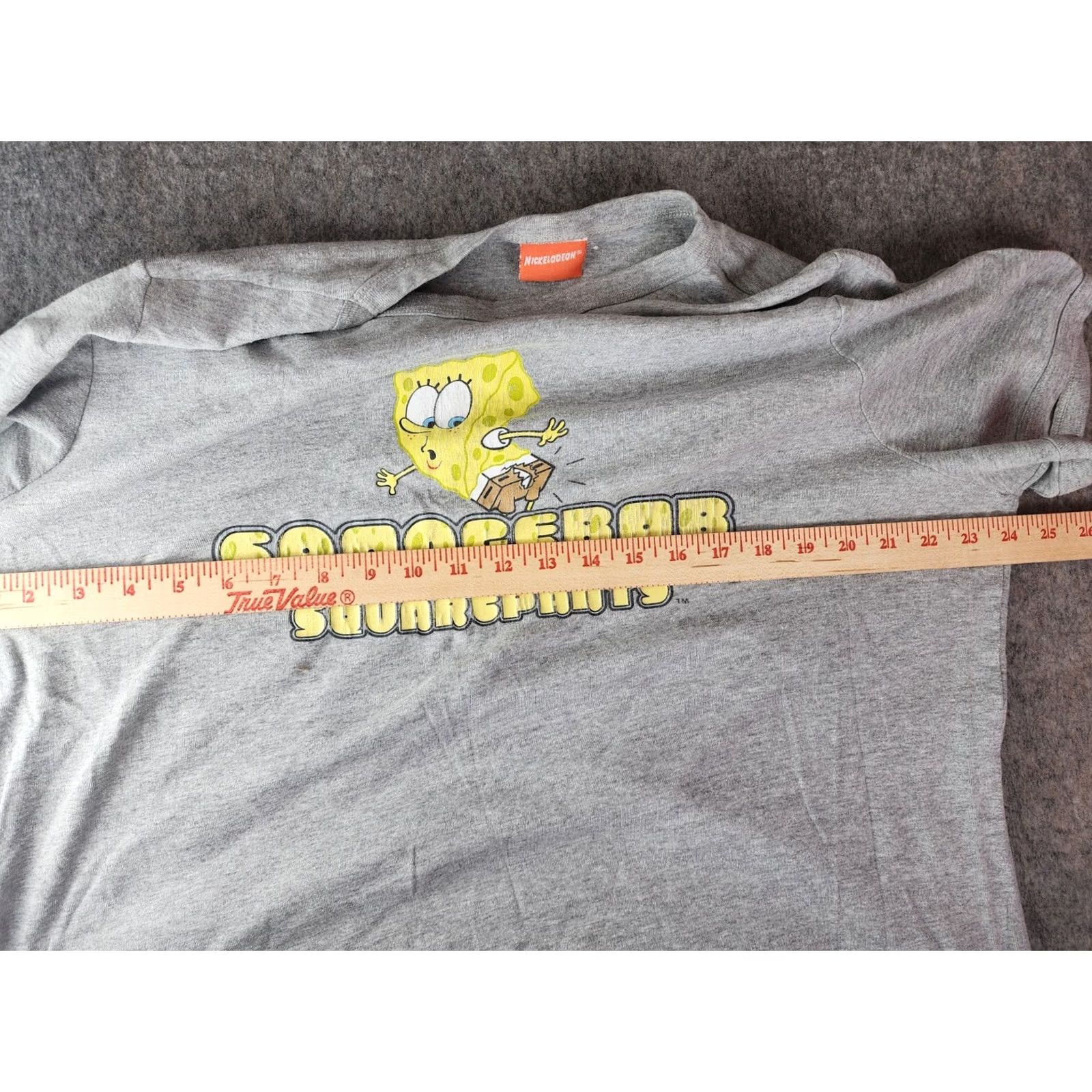 Nickelodeon VINTAGE SpongeBob Squarepants Nickelodeon T-Shirt L Large Gray Unisex Adults Mens Womens Boys Girls Size L / US 10 / IT 46 - 7 Thumbnail
