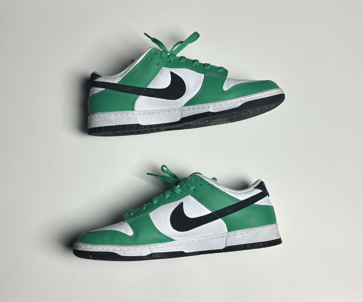Nike Nike Dunk Low Celtics Stadiumm Size US 11.5 / EU 44-45 - 5 Thumbnail