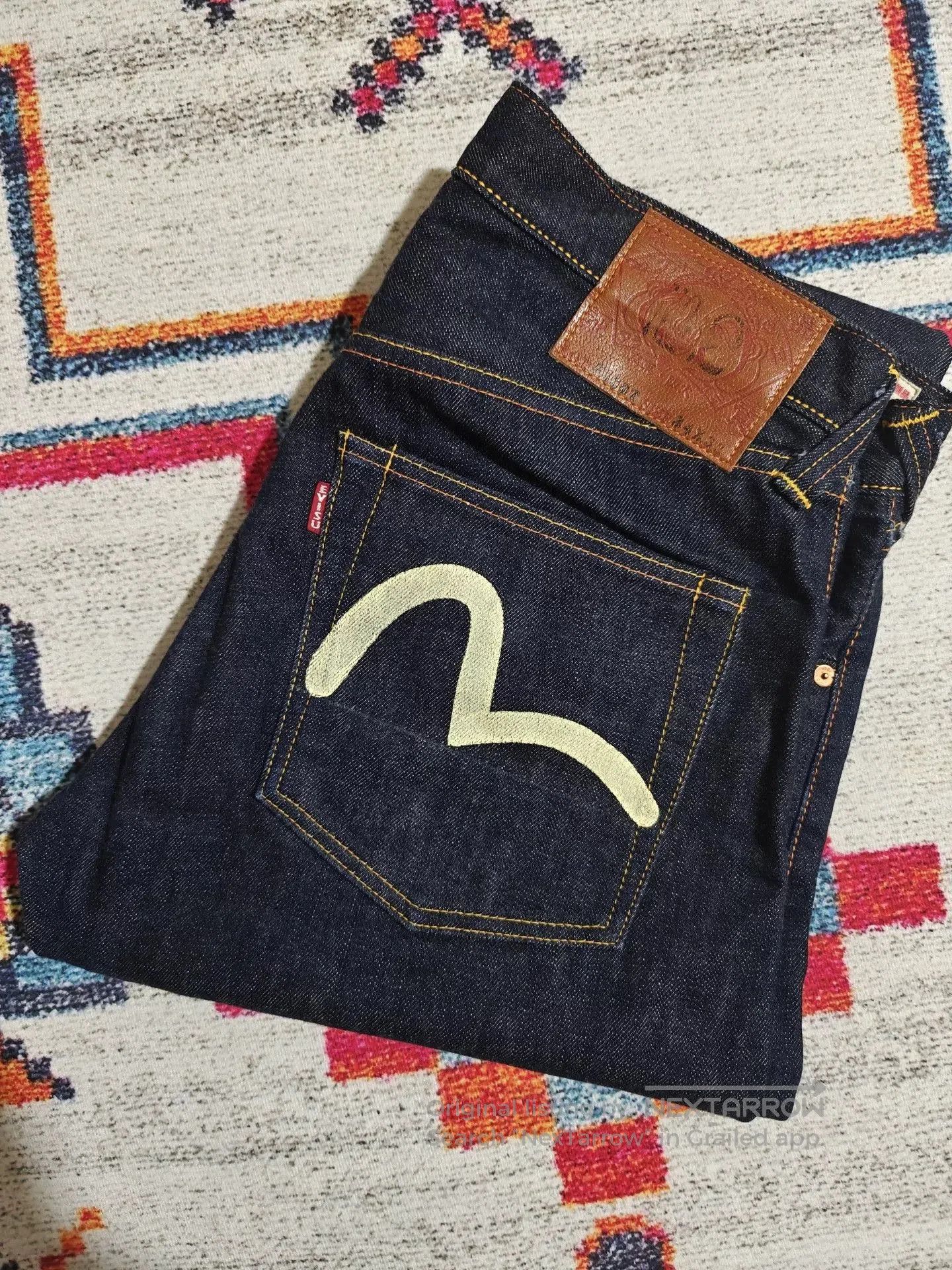 Evisu Evisu No.2 2000T Red Flag Selvedge. Size US 34 / EU 50 - 1 Thumbnail