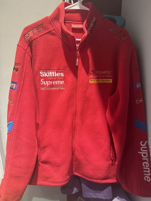 Supreme Supreme/Skittles/Polartec Jacket | Grailed