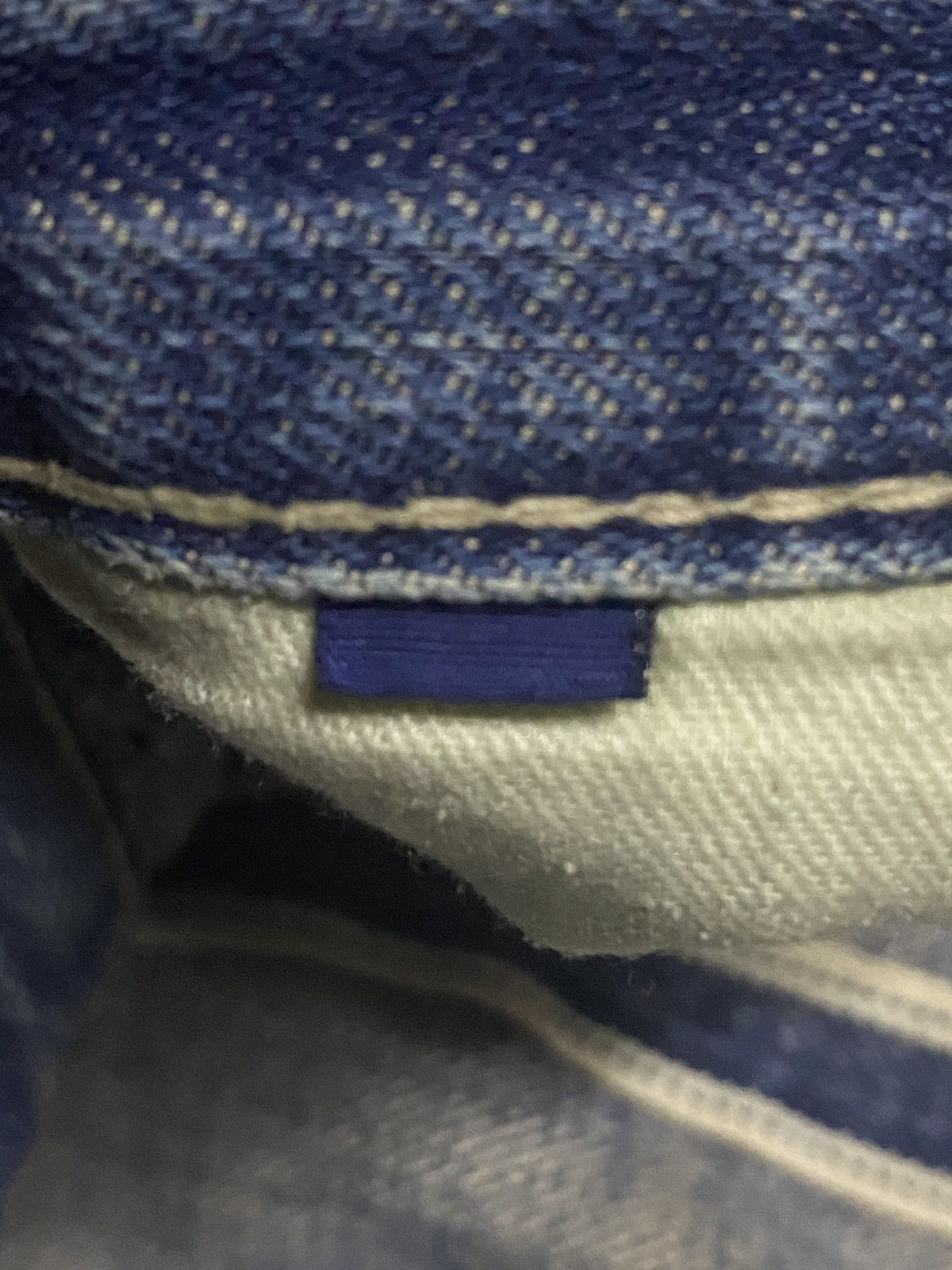 Evisu Crazy Vintage Evis 90s Heavy repaired Distressed Baggy Jeans Size US 33 - 25 Thumbnail