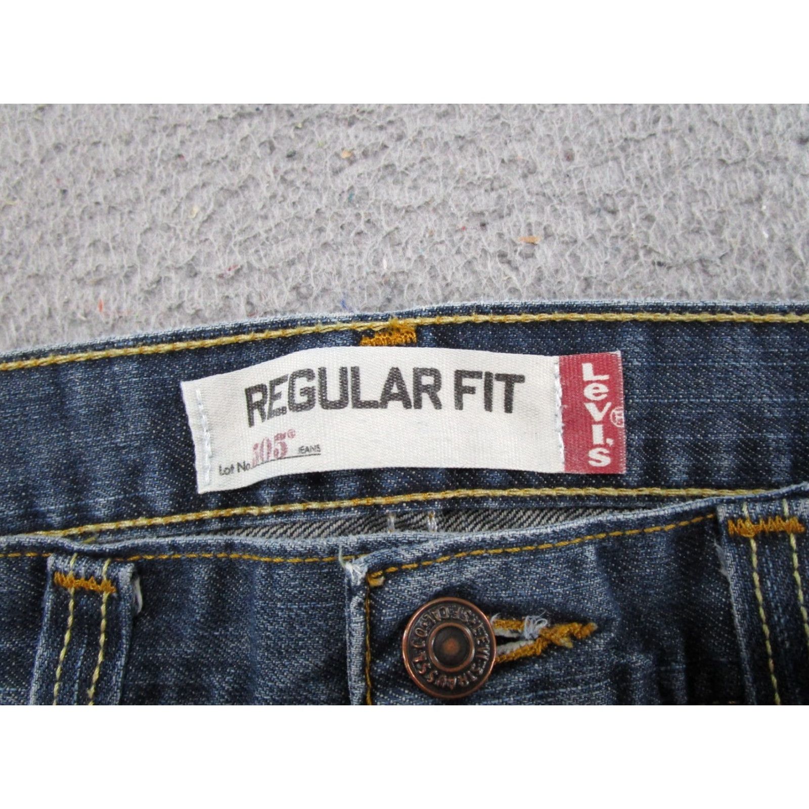 Levi's Levi's 505 Relaxed Straight Leg Blue Denim Jeans Size 32x32 Medium Wash Workwear Size US 32 / EU 48 - 4 Thumbnail