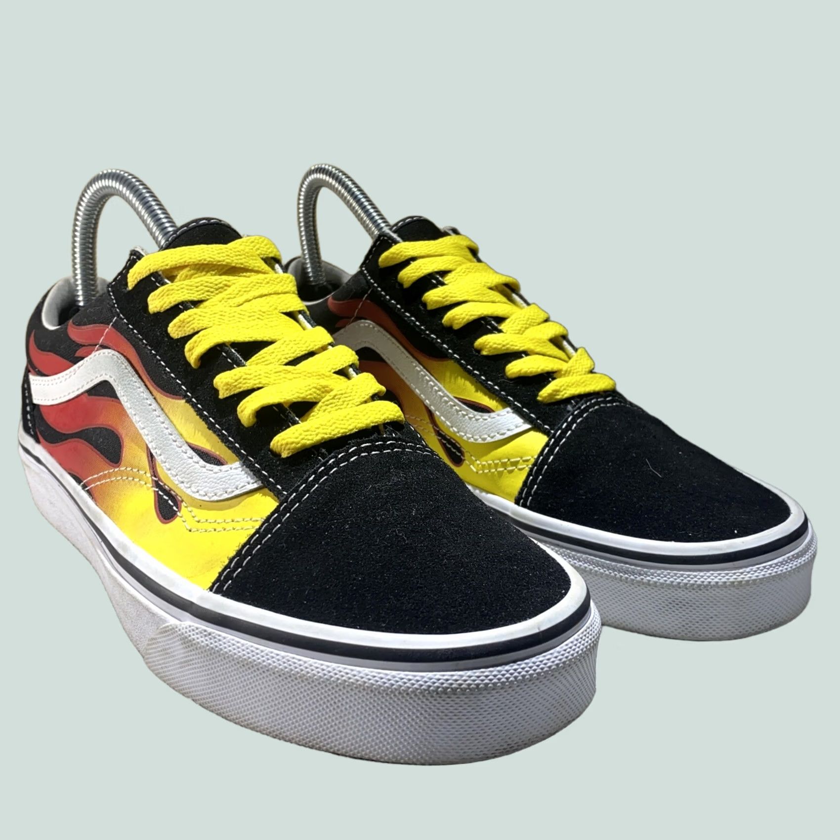 Vans VANS flame Sneaker Color Black Yellow Red Women 7.5 Men 6 Shoe Size 6 Mens Womens Size US 6 / IT 36 - 1 Thumbnail