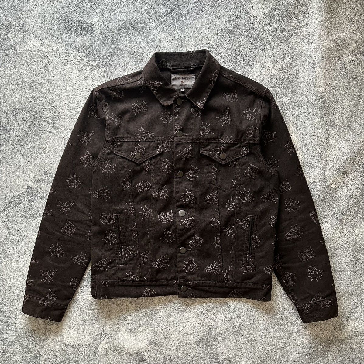 image of Carhartt Western Jacket in Dark Brown, Men's (Size Small)