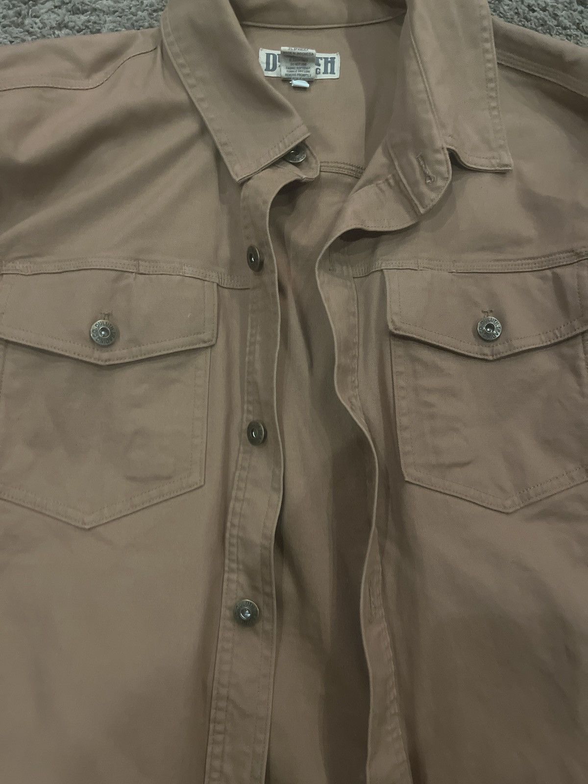 Duluth Trading Company Men’s Duluth Trading Beige Trucker Jacket Size US M / EU 48-50 / 2 - 2 Thumbnail