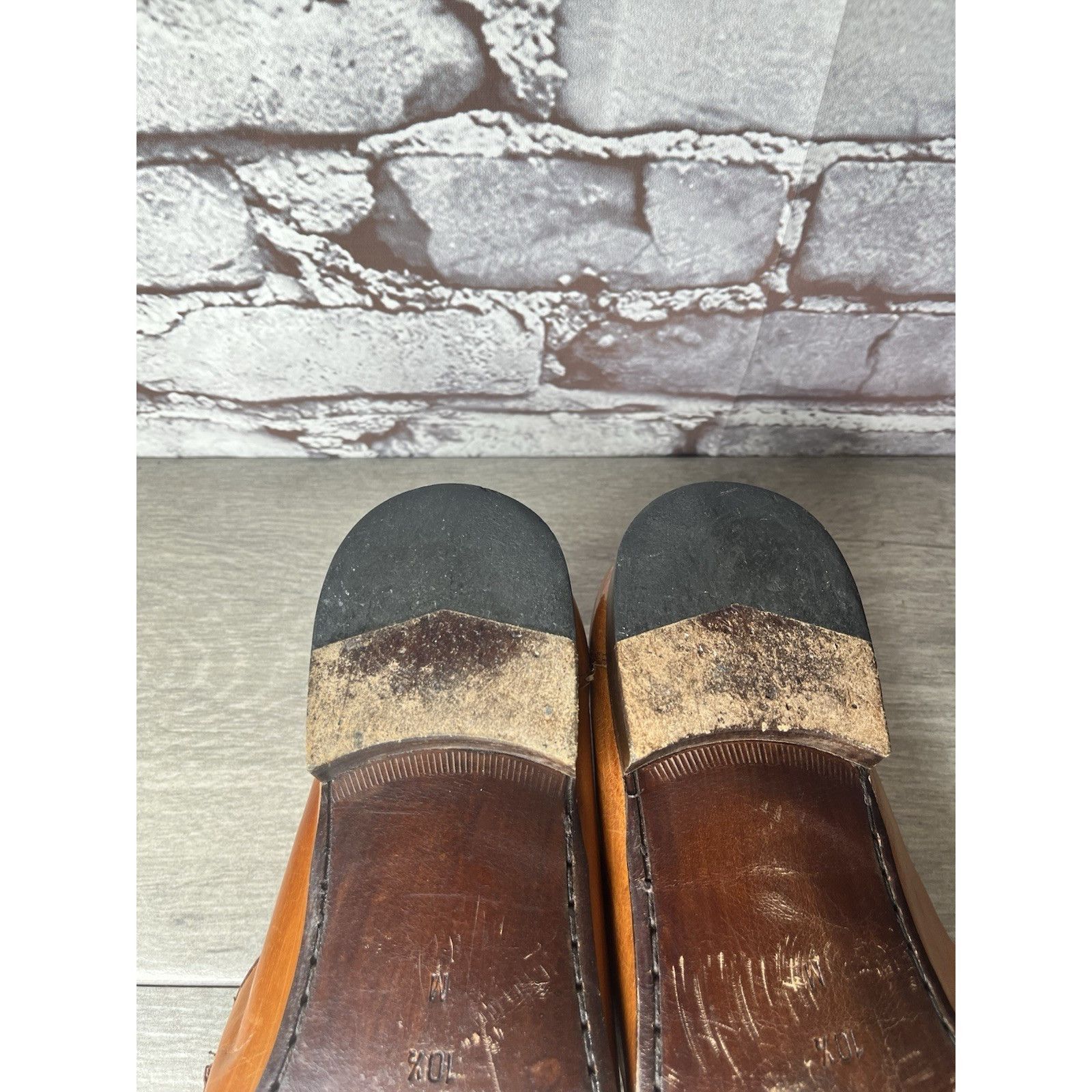 Hanover Hanover Brown Leather Kiltie Tassel VTG Loafers Dress Shoes Size US 10.5 / EU 43-44 - 23 Thumbnail