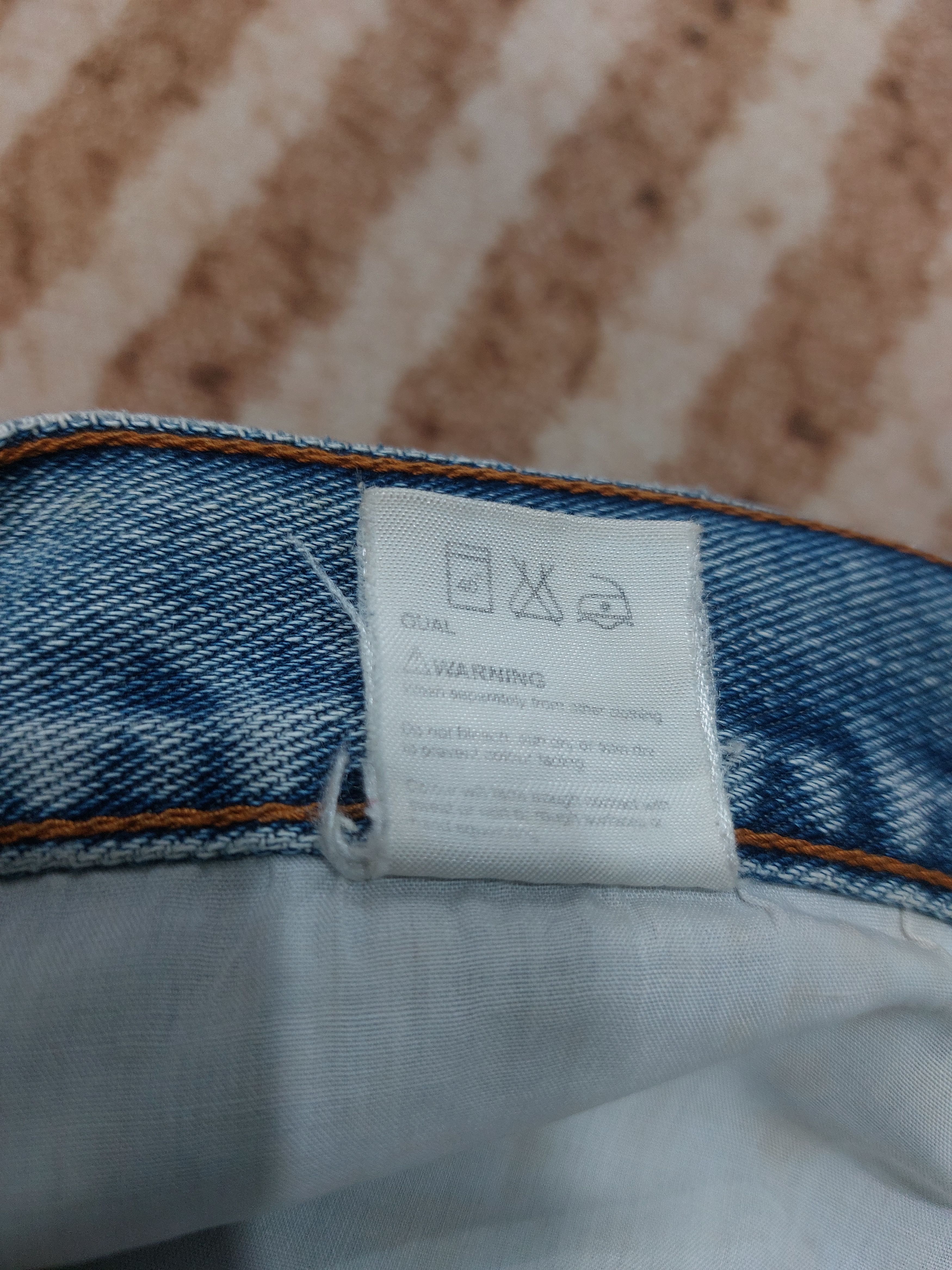 Edwin VINTAGE EDWIN 503 REGULAR DISTRESSED MUD WASH JAPANESE DENIM Size US 35 - 11 Thumbnail