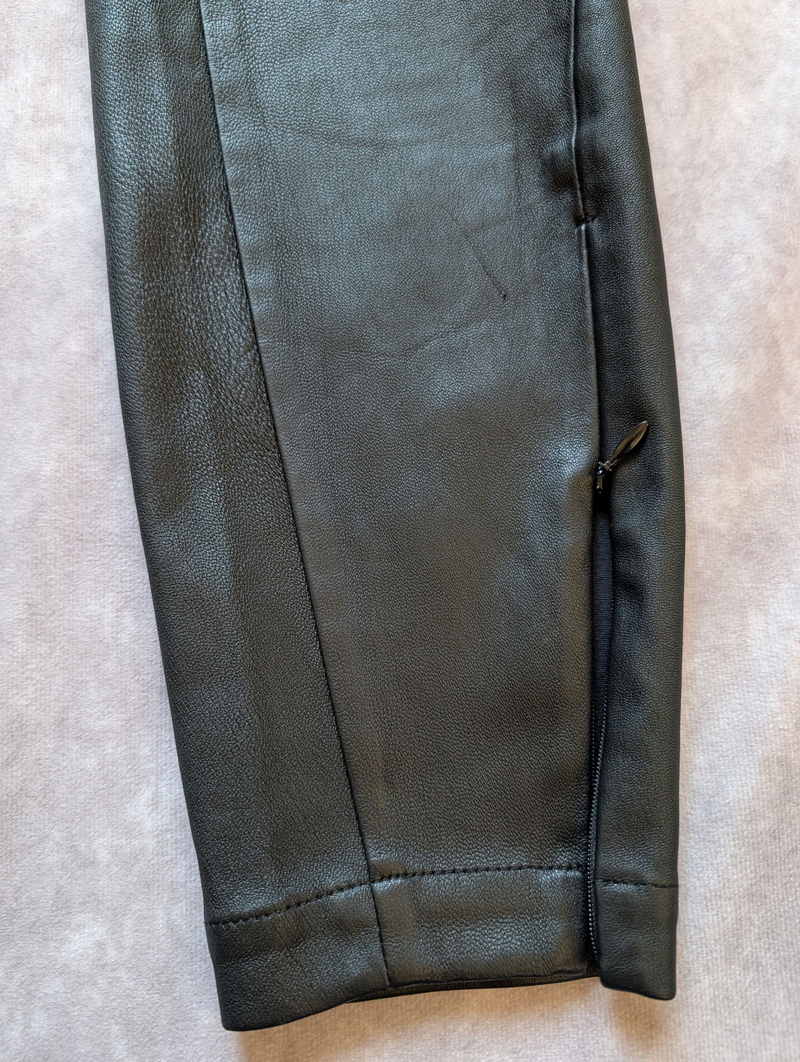 Kazuyuki Kumagai Attachment leather pants, cotton lined Size US 32 / EU 48 - 3 Thumbnail