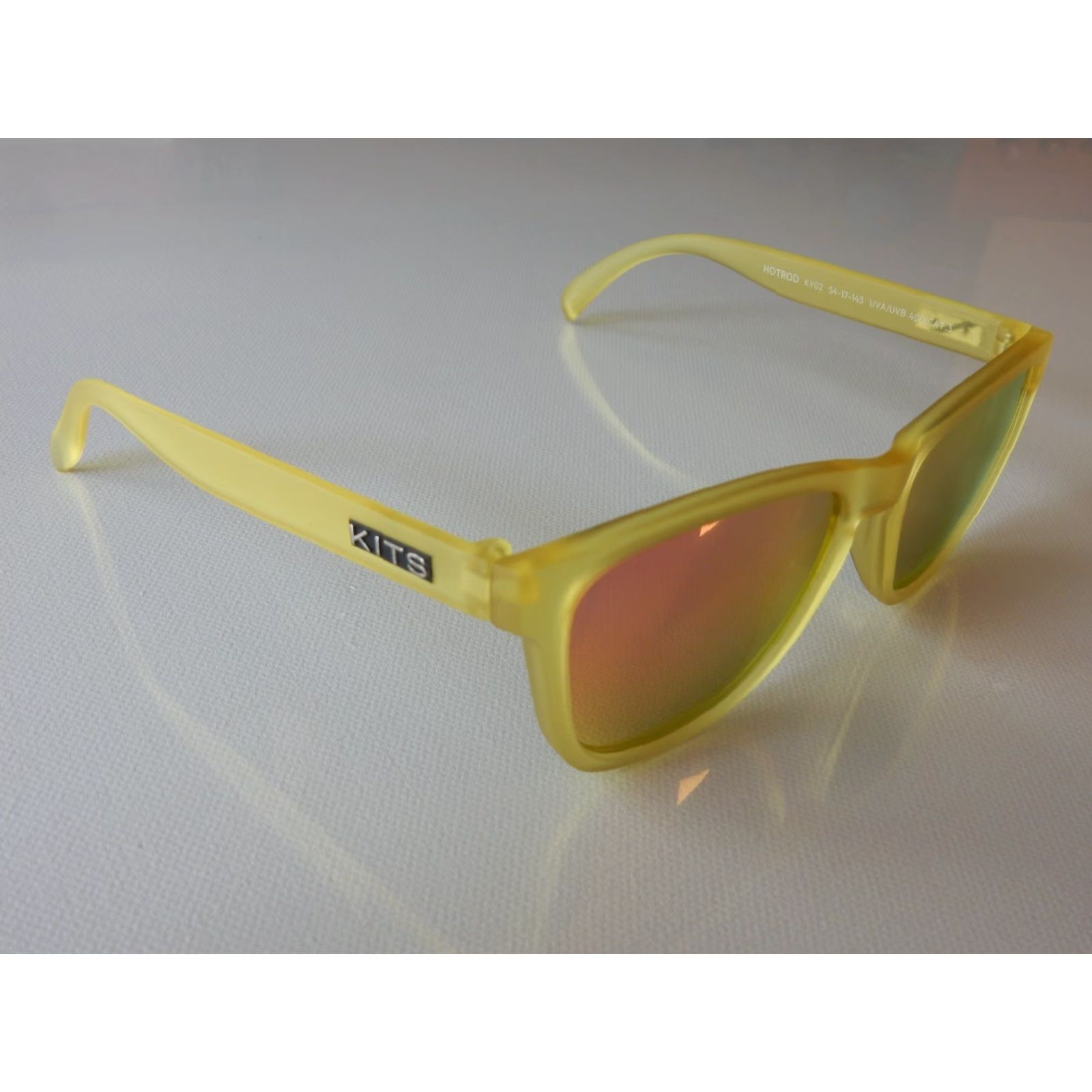 Vintage Kits Sunglasses Men Yellow Frame 54[]17 143 KY02 1990s Concert Theme Size ONE SIZE - 2 Thumbnail