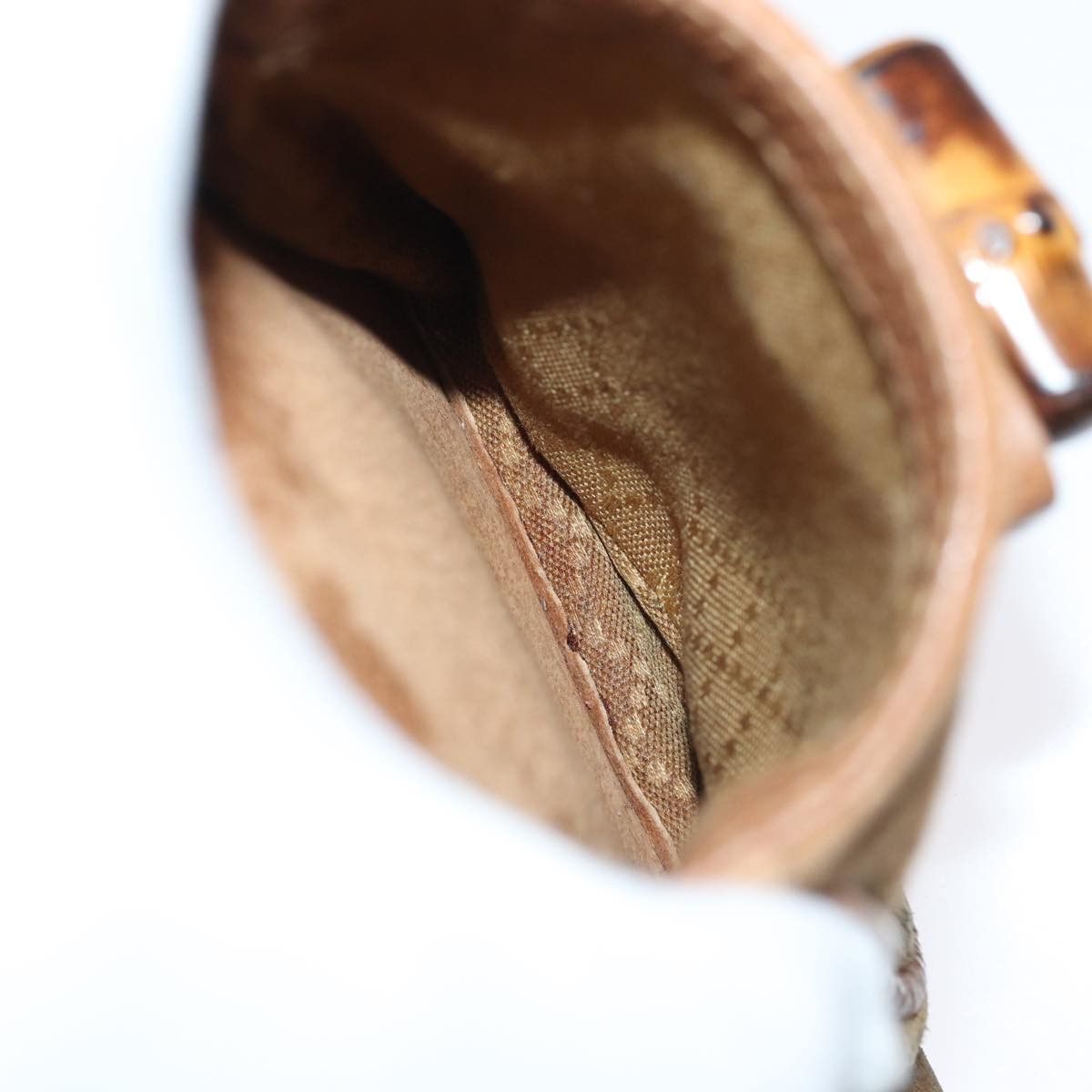Gucci GUCCI Bamboo Shoulder Bag Suede Brown Gold 003 2058 003 2058 Size ONE SIZE - 25 Thumbnail