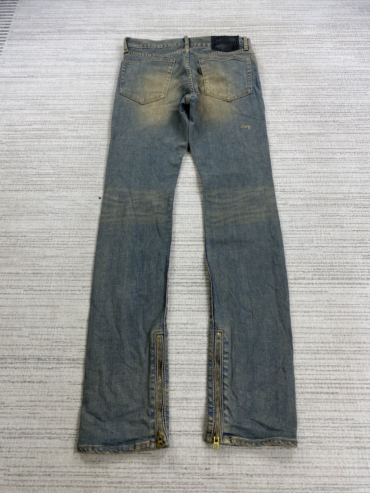 GOA Vintage GOA Distressed Denim Punk Jeans Size US 29 - 2 Thumbnail