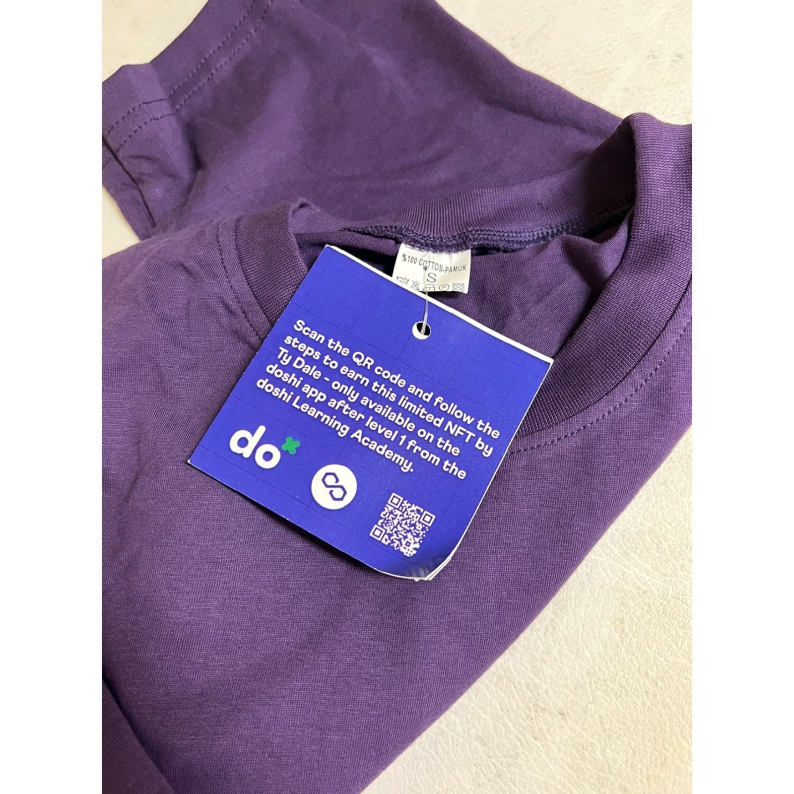 Vintage Nike Shirt Unbranded Crew Neck Short Sleeve Purple 100% Cotton S T-Shirt NWT Mens Womens Adults - Size S / US 4 / IT 40 - 3 Thumbnail
