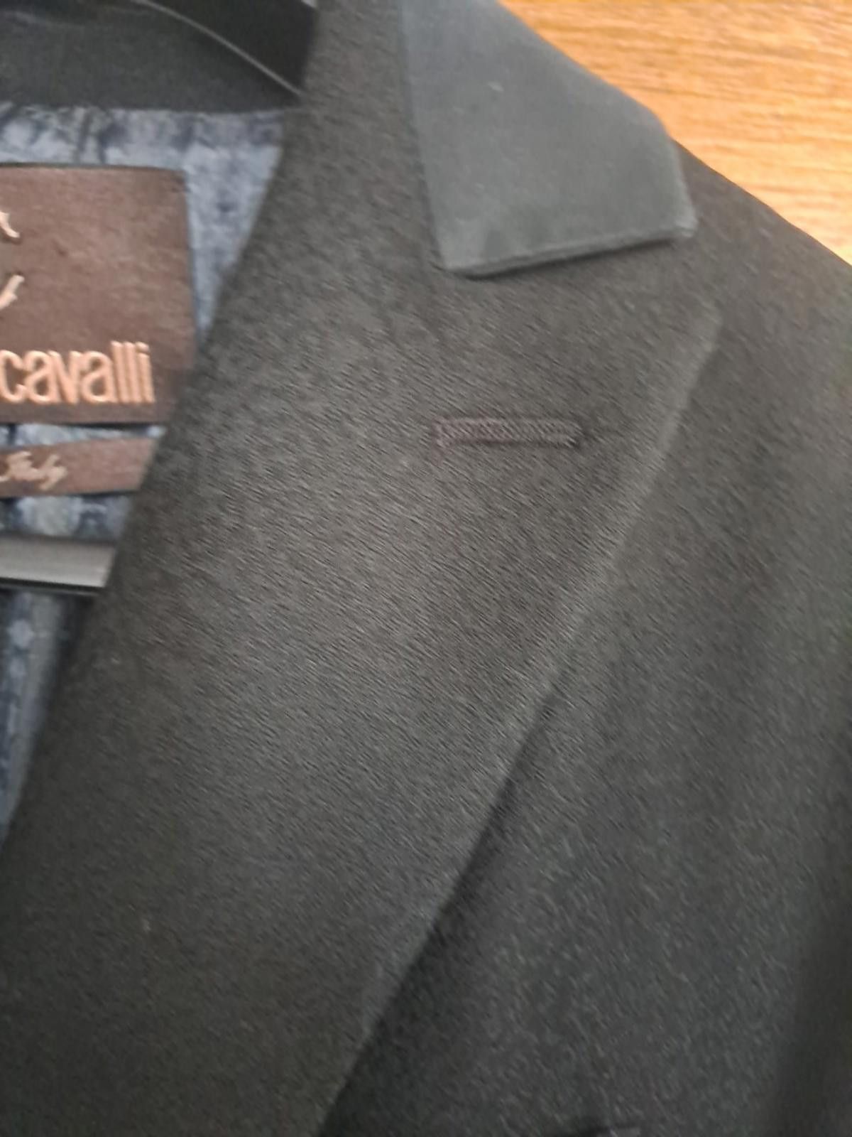 Roberto Cavalli Roberto Cavalli Mens Black Wool Embossed Jacket Size 40 Size US M / EU 48-50 / 2 - 4 Thumbnail
