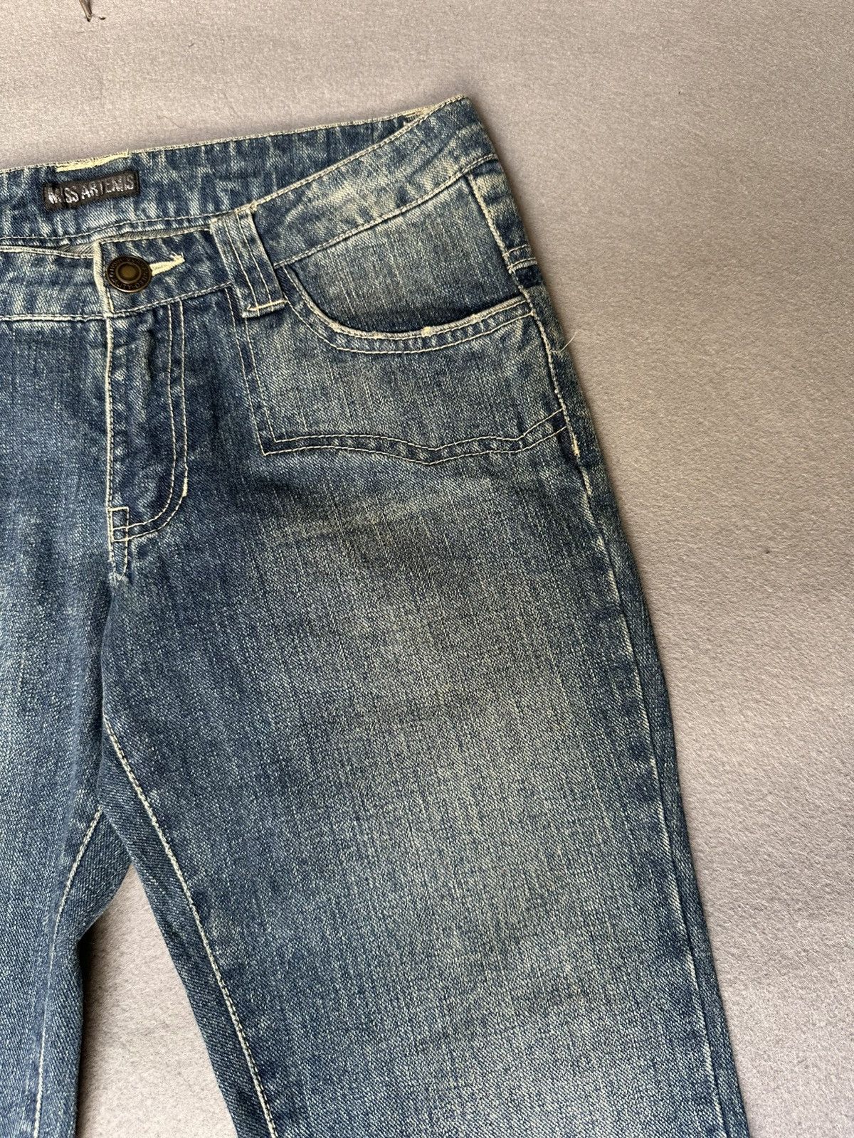 Japanese Brand FLARE Miss Artemis Tribal Design Low Rise Denim Size US 28 / EU 44 - 8 Thumbnail