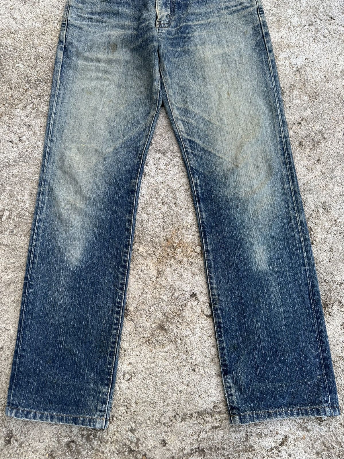 Japanese Brand Vintage Edwin 503zz Faded Japanese Denim W30 Size US 30 / EU 46 - 4 Thumbnail