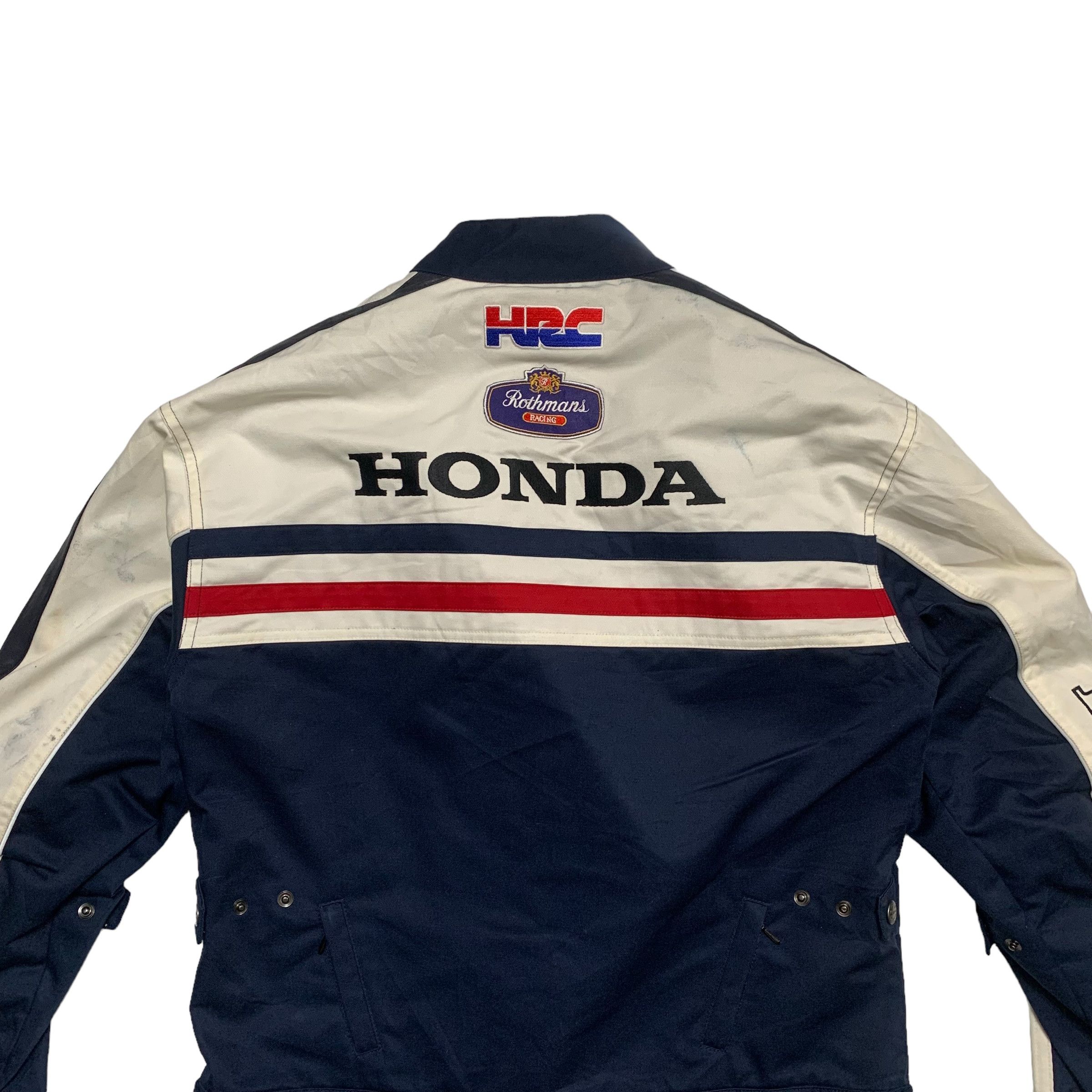 Honda Honda HRC Rothmans Racing Motorcycle Biker Jacket Size US M / EU 48-50 / 2 - 10 Thumbnail
