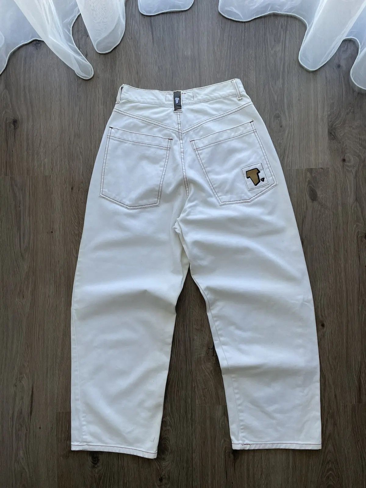 Japanese Brand × Vintage Vintage Rap White Preeman T Purter Pants Size US 30 / EU 46 - 2 Thumbnail