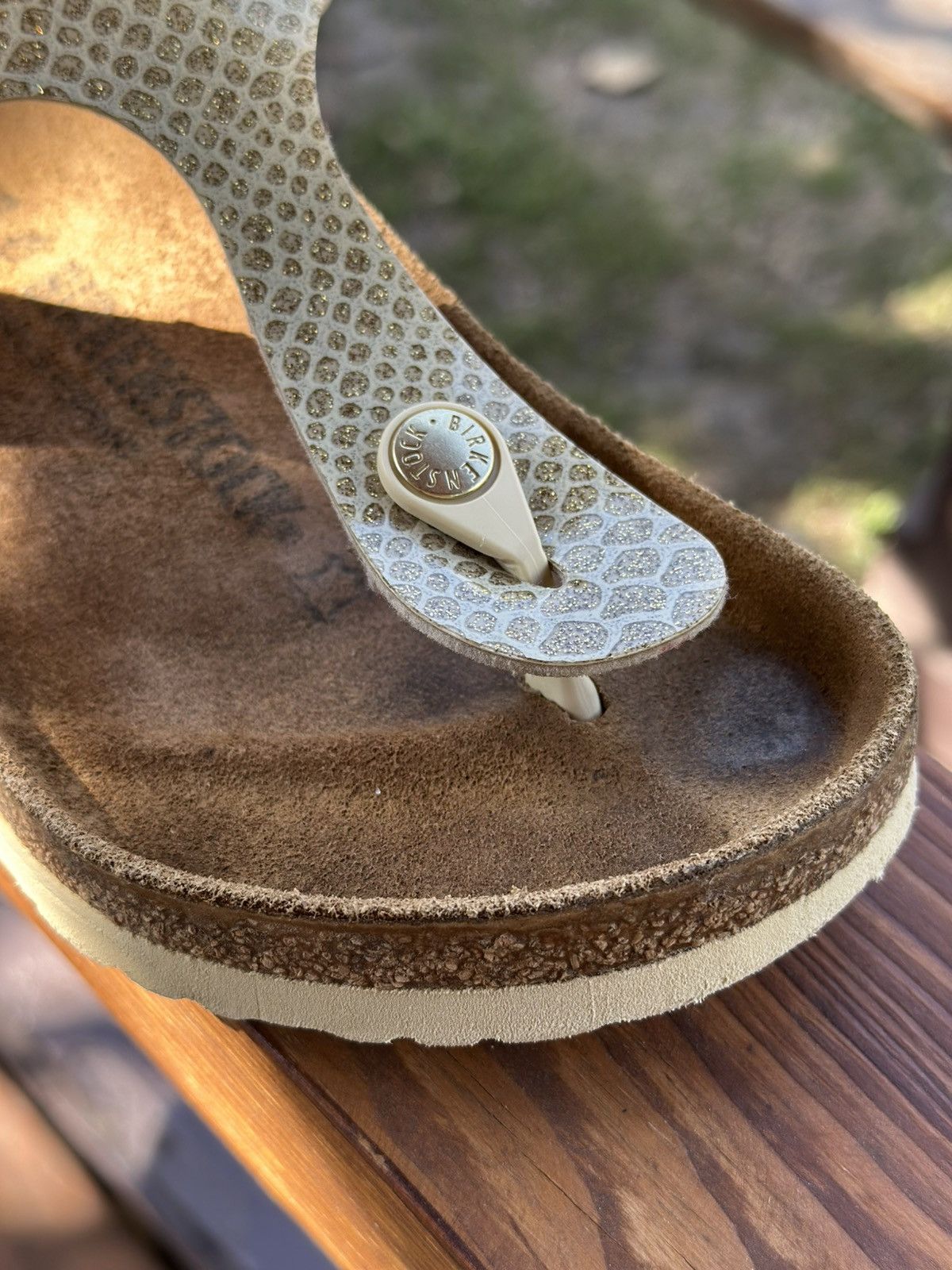 Birkenstock Birkenstock Women's GIzeh Golden Thong Sandal Size 37 Size US 6.5 / IT 36.5 - 8 Thumbnail