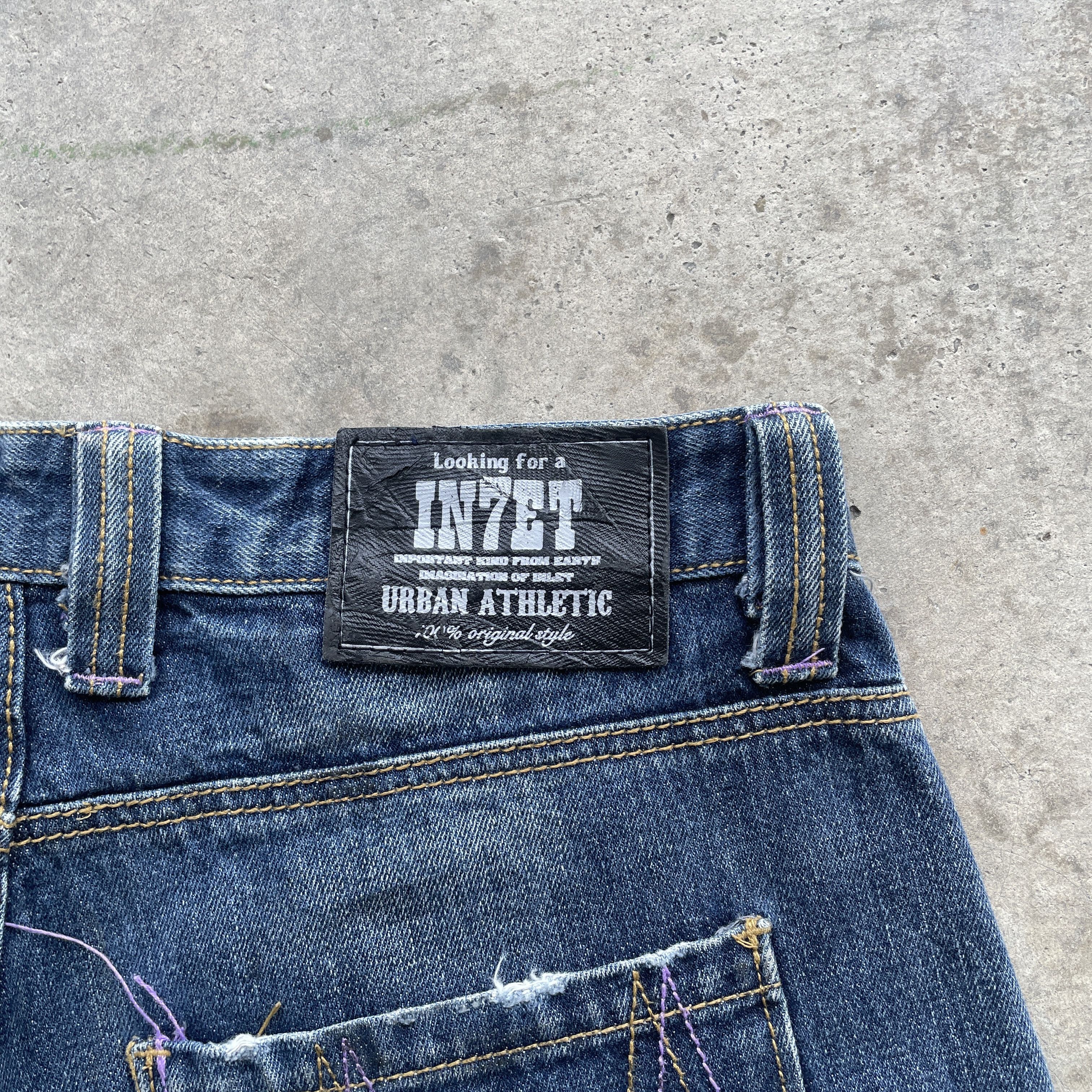 Japanese Brand W32x29.5 VINTAGE IN7ET RARE DENIM FADED JEANS PANTS Size US 32 / EU 48 - 10 Thumbnail