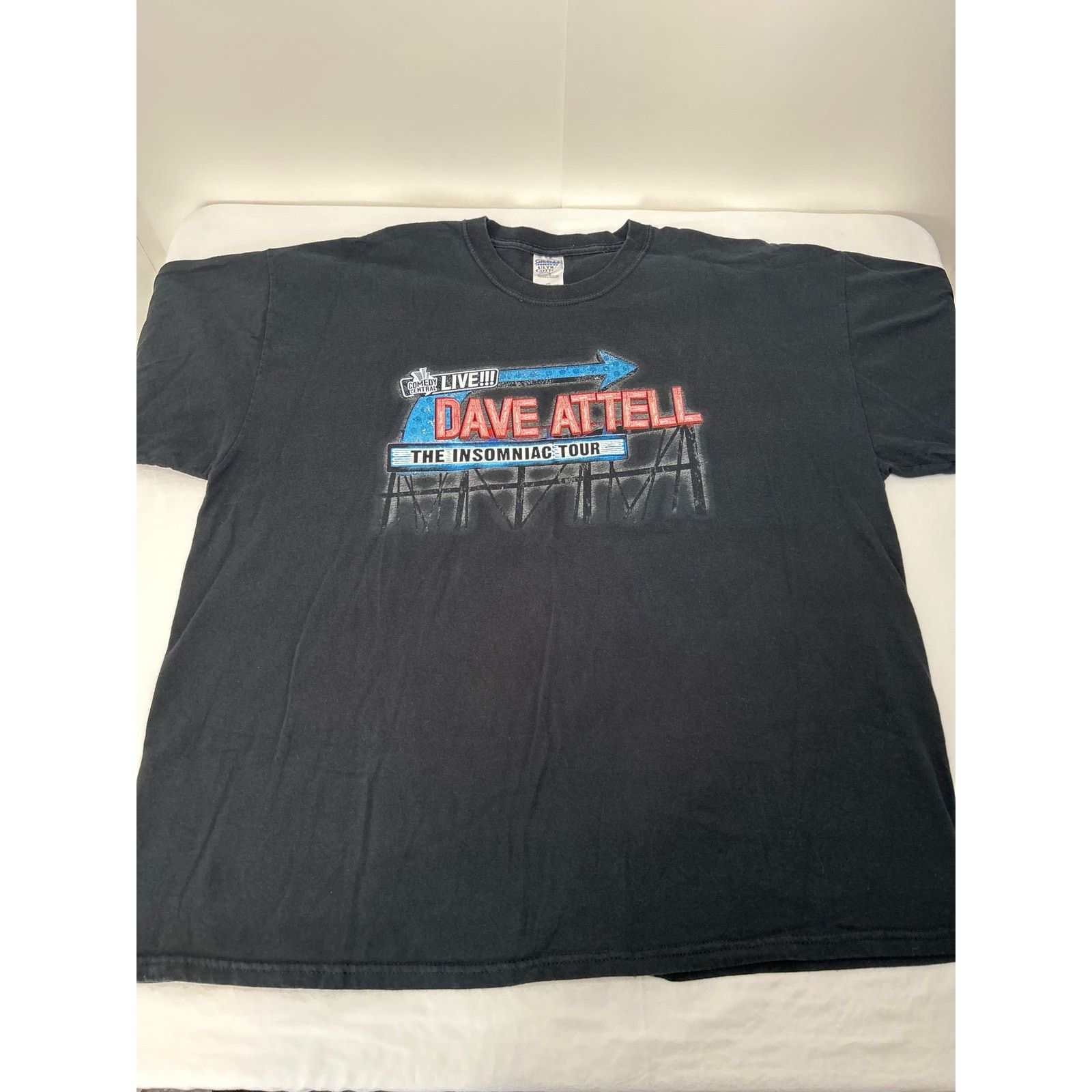 Gildan Comedy Central Live Dave Attell The Insomniac Tour XXL Size US XXL / EU 58 / 5 - 1 Thumbnail