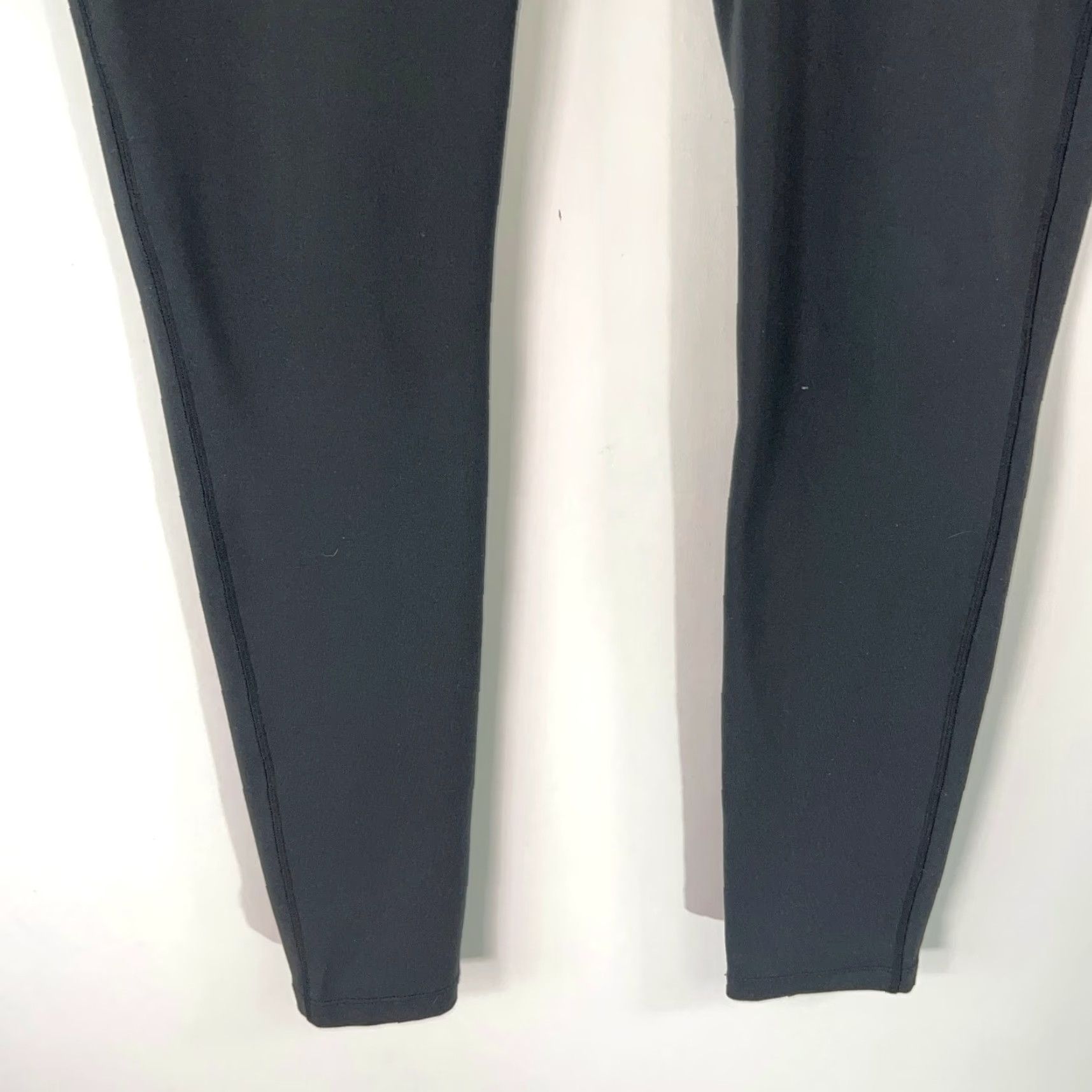 Vintage BCG Womens Black Mid Rise Activewear Yoga Pants Size L Pull-On Skinny Size 36" / US 14 / IT 50 - 4 Thumbnail