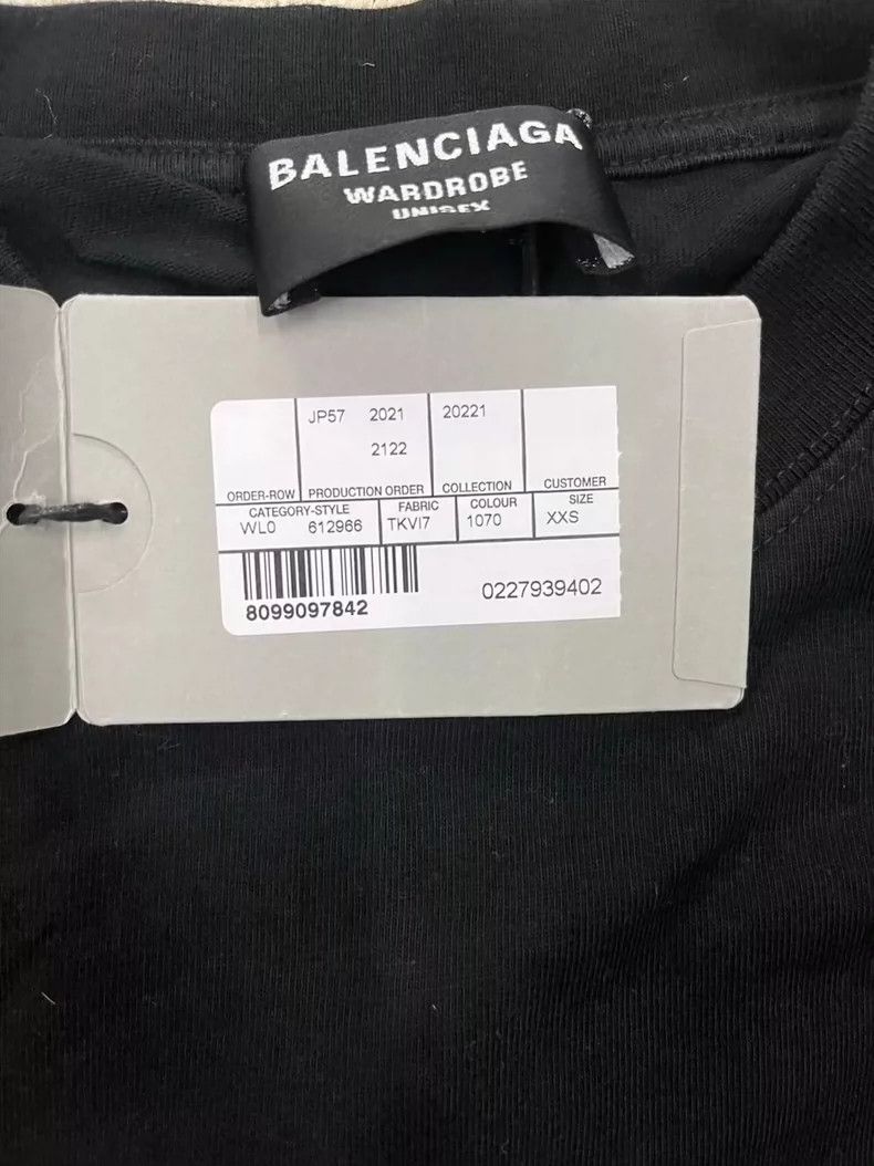 Balenciaga Balenciaga Mosaic Blur Logo BB Letter Short Sleeve Tee Size US XXS / EU 40 - 3 Thumbnail
