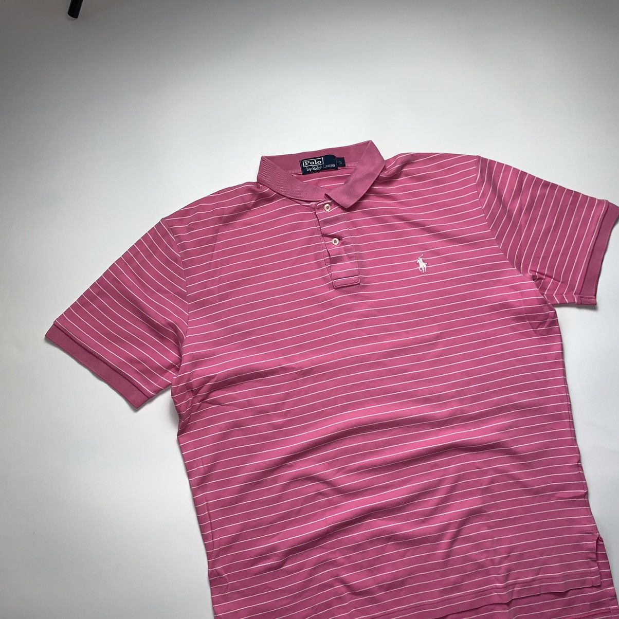 Other Polo Ralph Lauren Striped Pink Chief Keef Very Rare Luxury Size US L / EU 52-54 / 3 - 2 Thumbnail