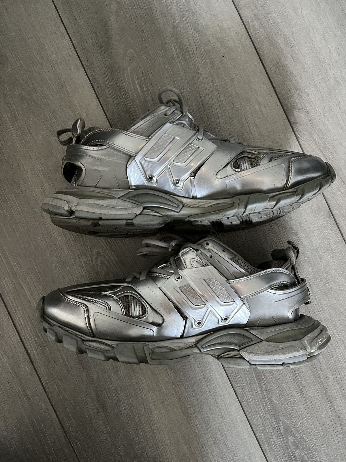 Balenciaga Balenciaga Track Silver 44 Size US 11 / EU 44 - 4 Thumbnail